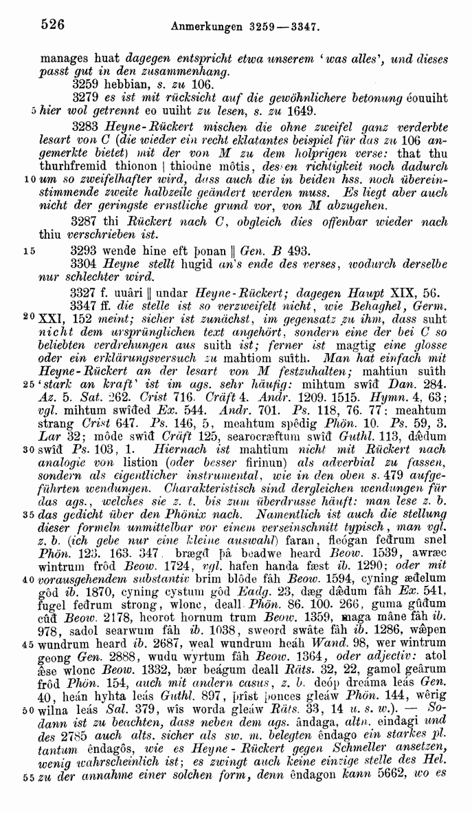 HELIAND herausgegeben von Eduard Sievers (1878) p.  526.