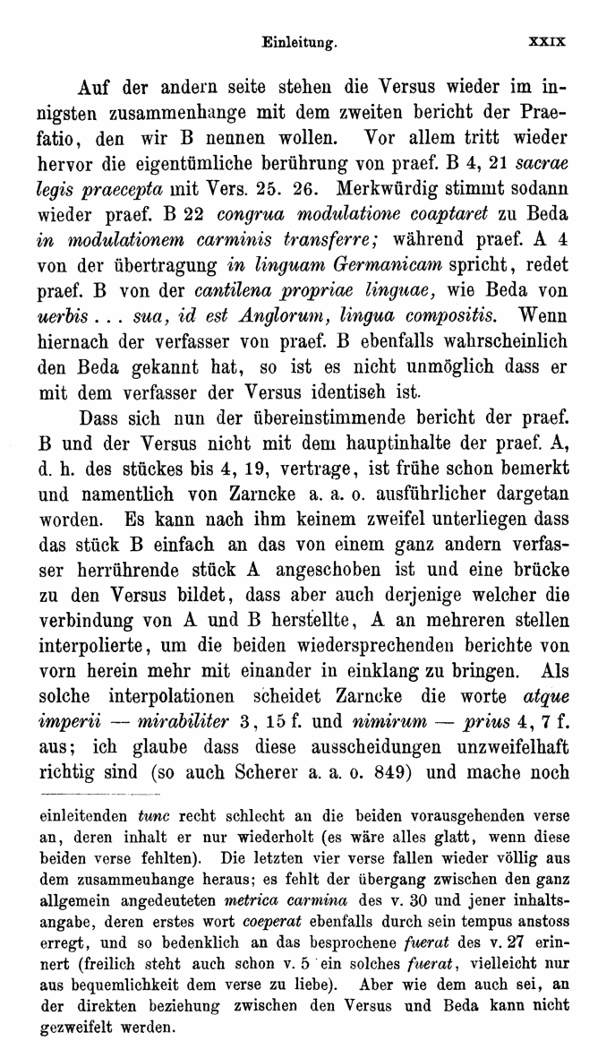 HELIAND herausgegeben von Eduard Sievers (1878) p.  xxix.