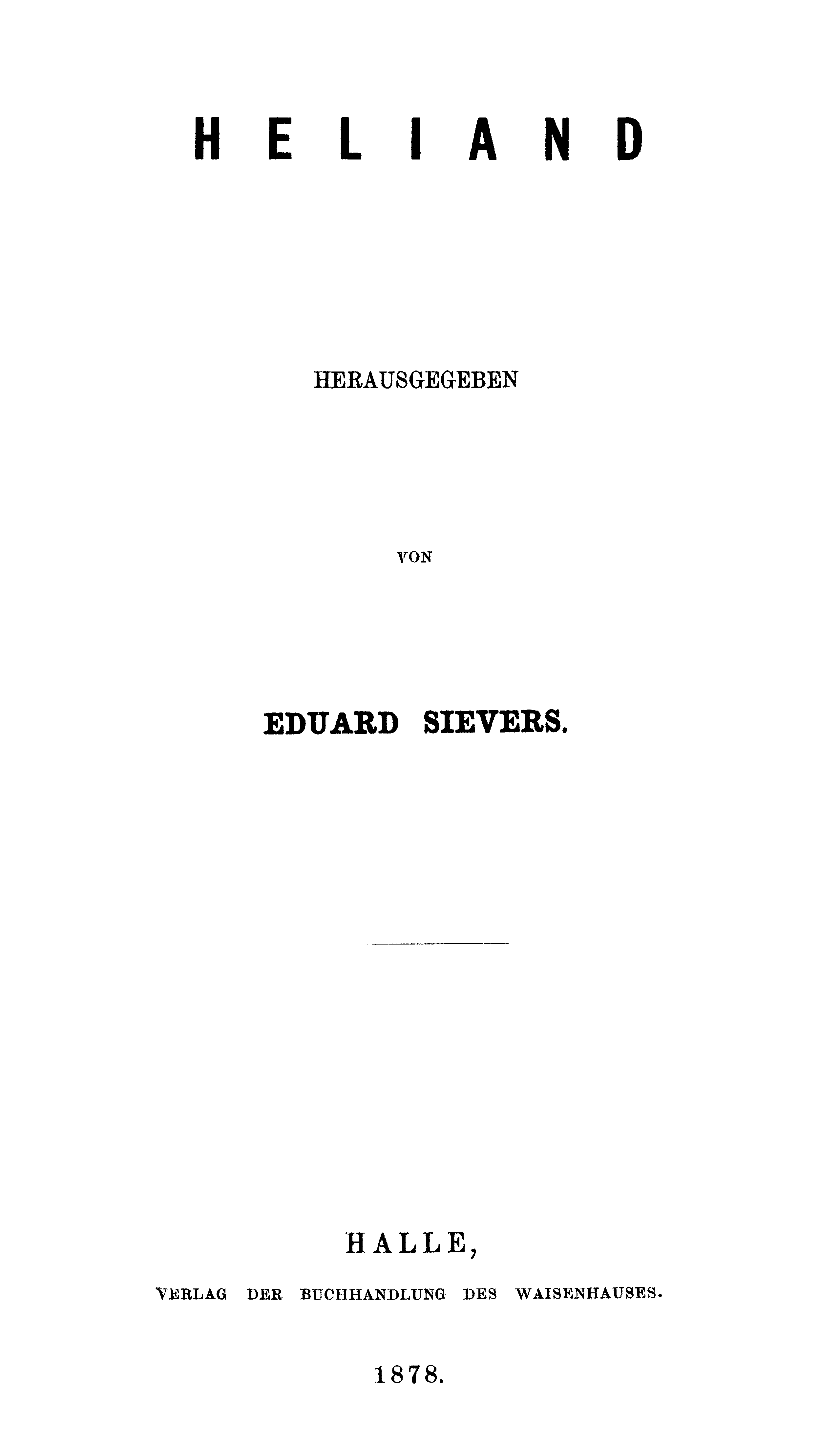 facsimile image (Sievers 1878, p. iii)