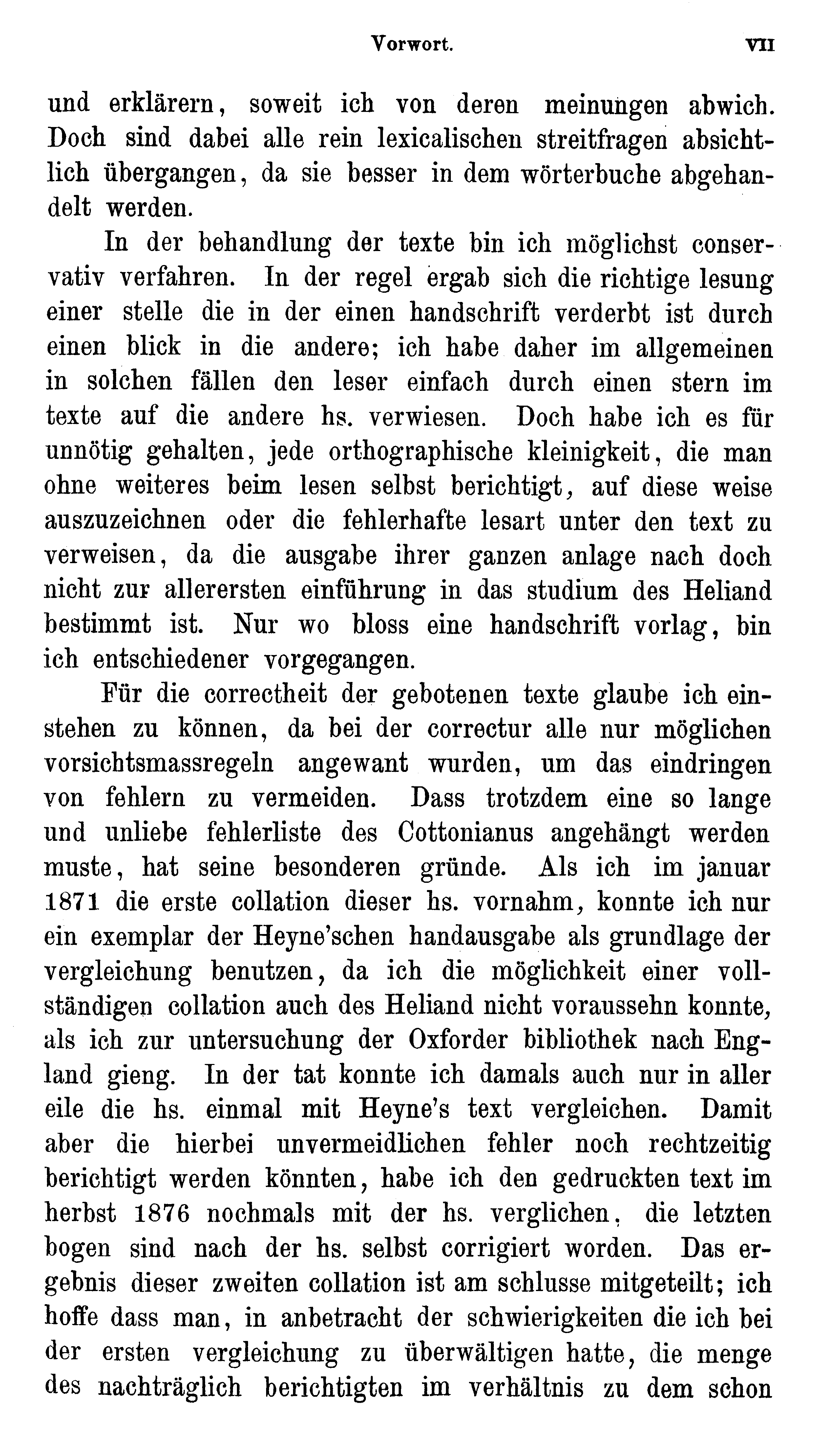 facsimile image (Sievers 1878, p. vii)