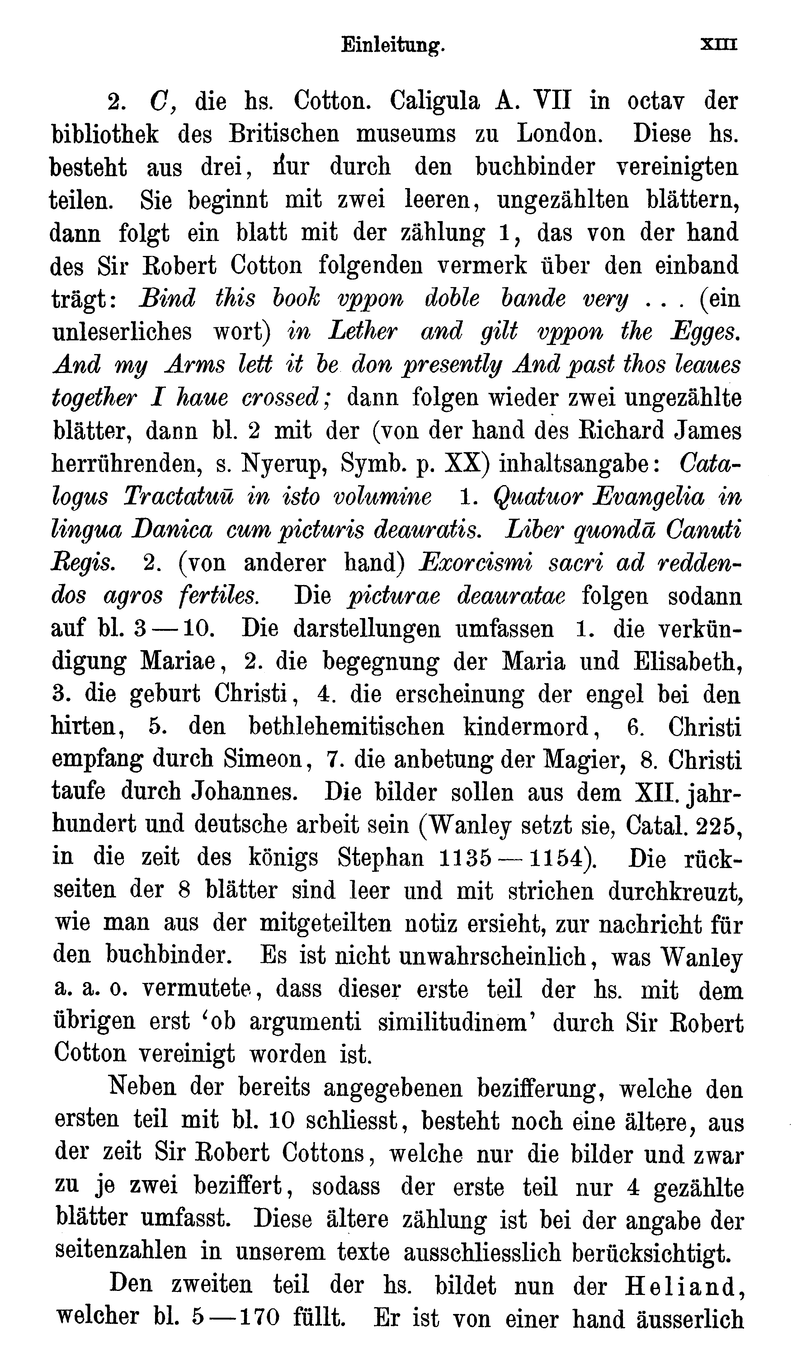 facsimile image (Sievers 1878, p. xiii)