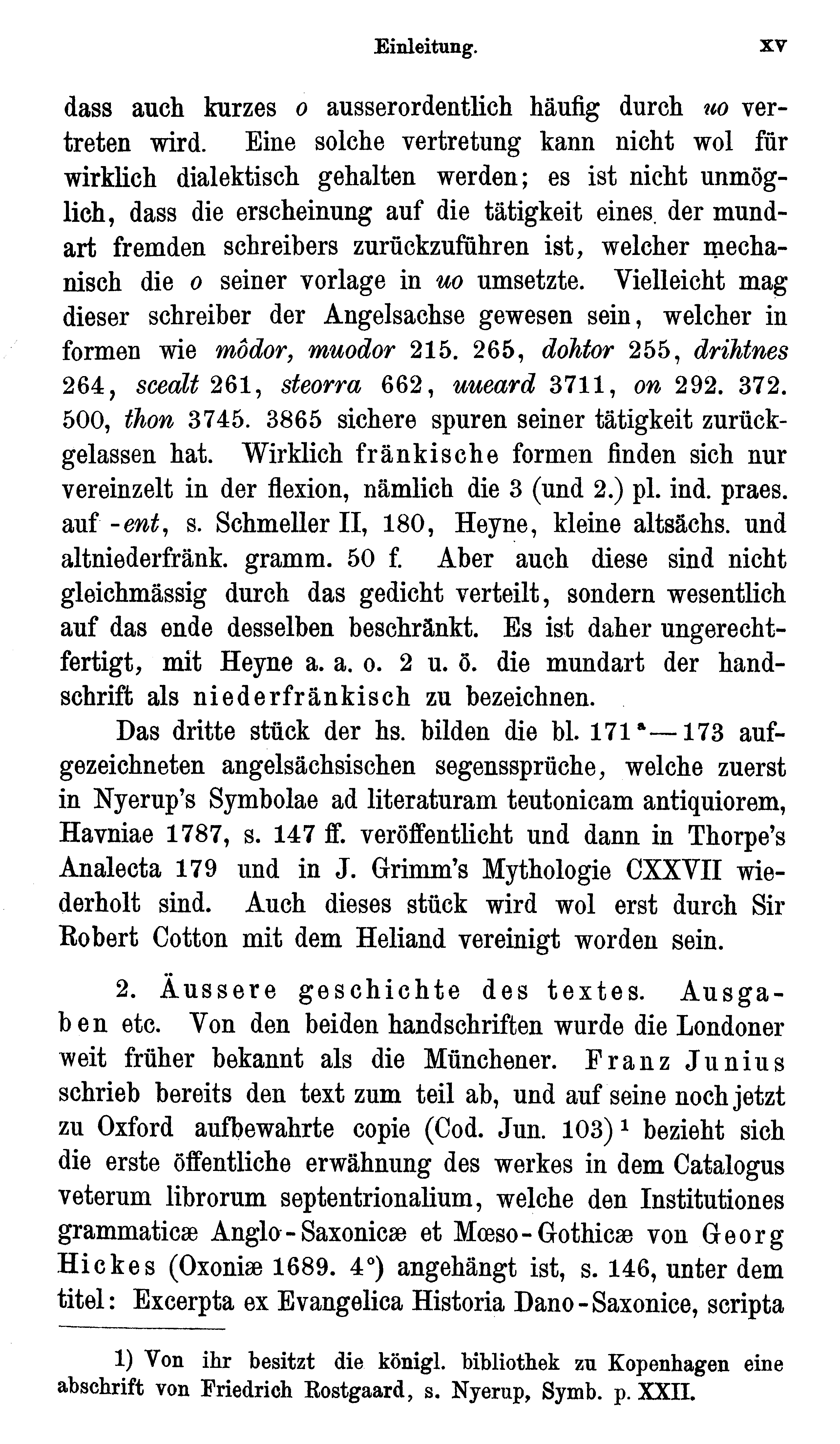 facsimile image (Sievers 1878, p. xv)