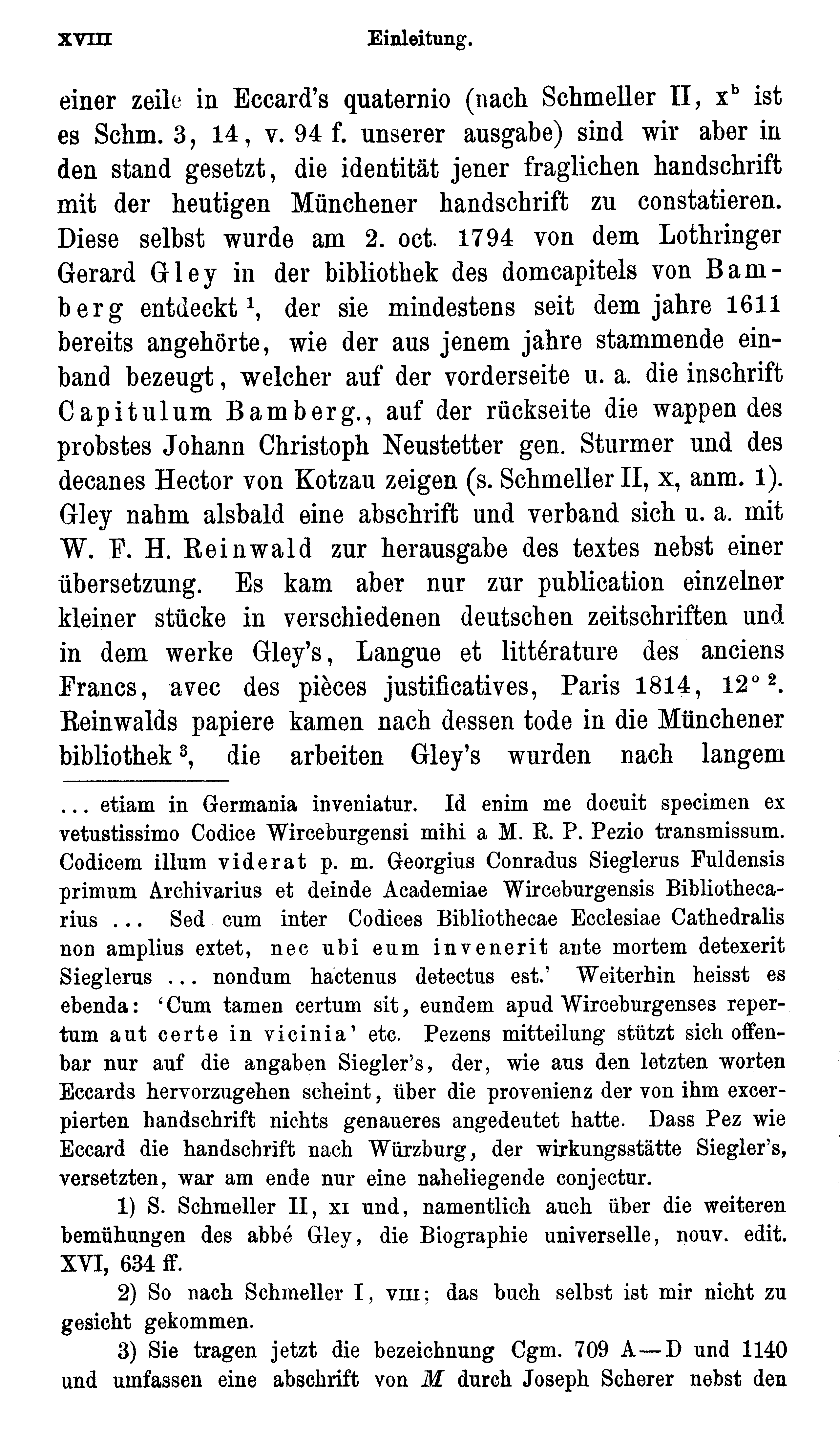 facsimile image (Sievers 1878, p. xviii)