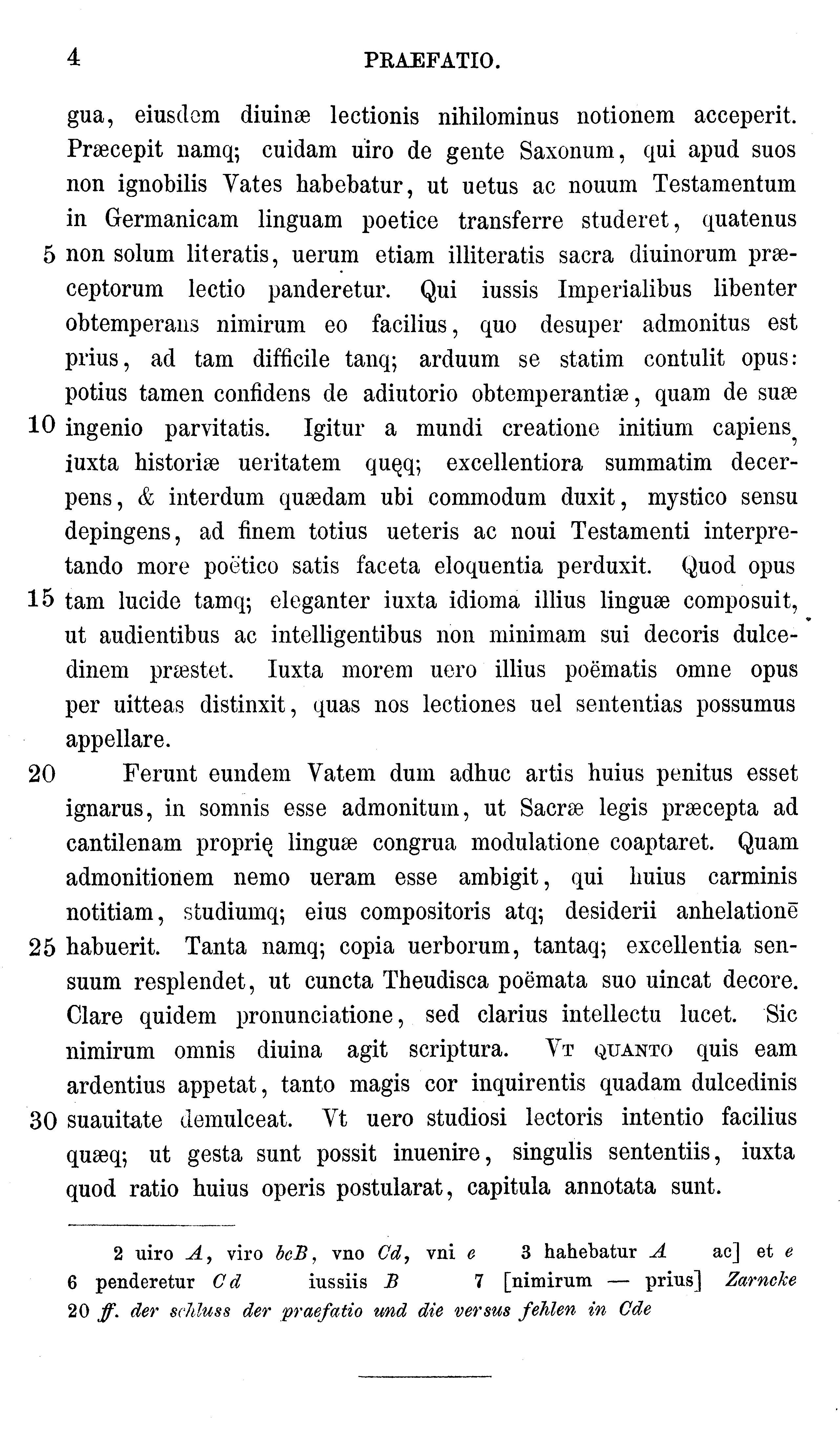 facsimile image (Sievers 1878, p. 4)