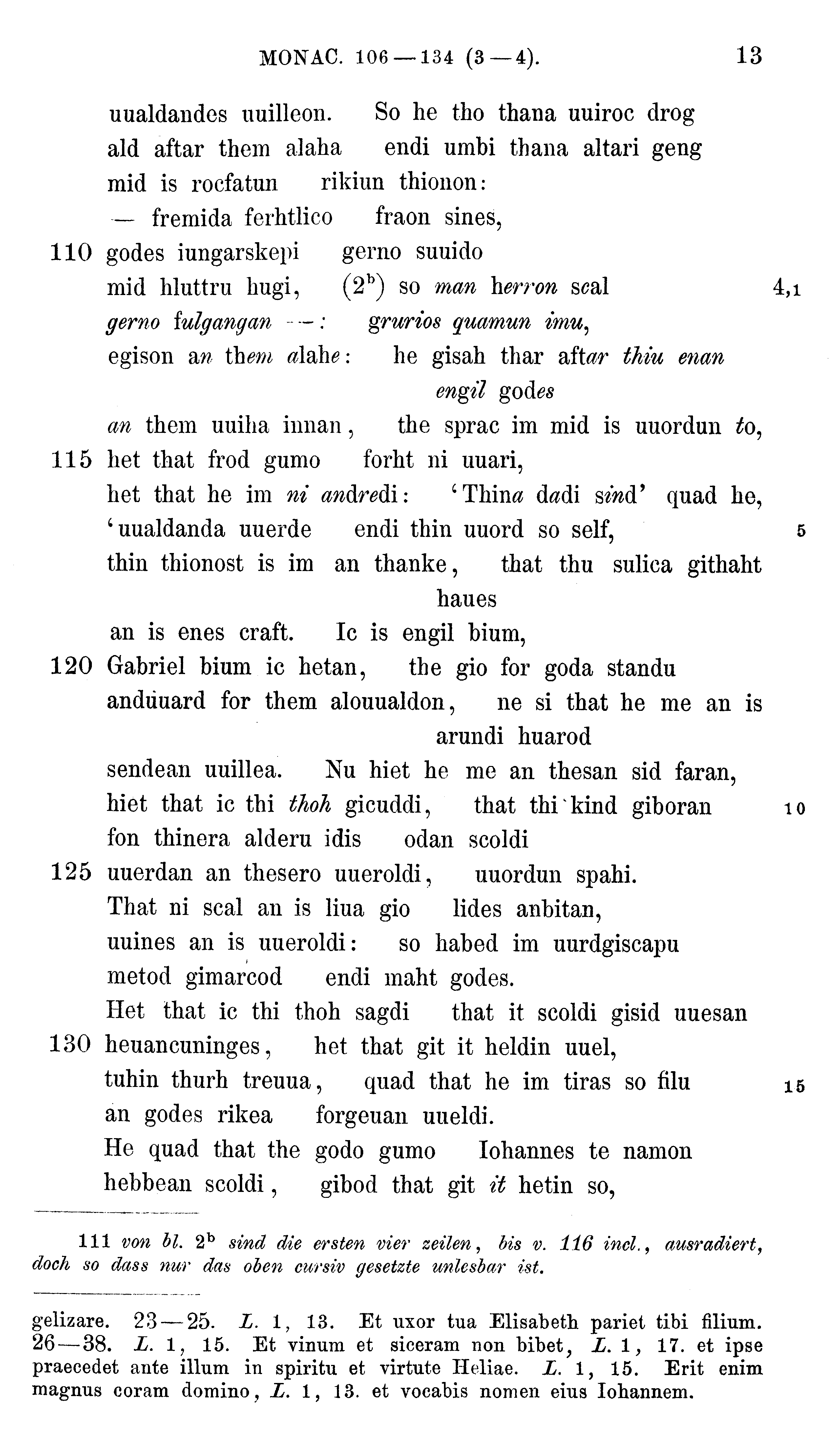 facsimile image (Sievers 1878, p. 13)