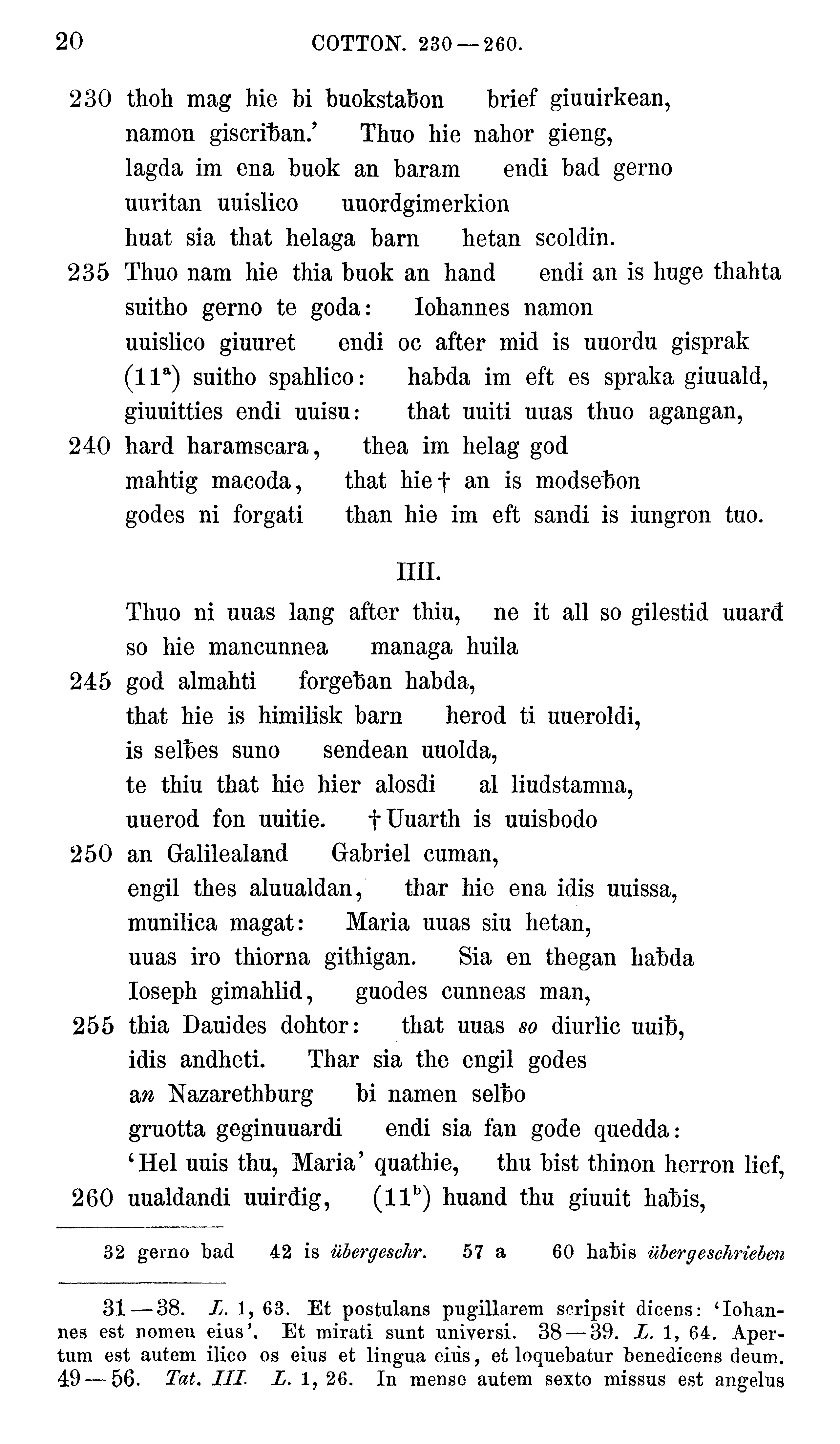 facsimile image (Sievers 1878, p. 20)