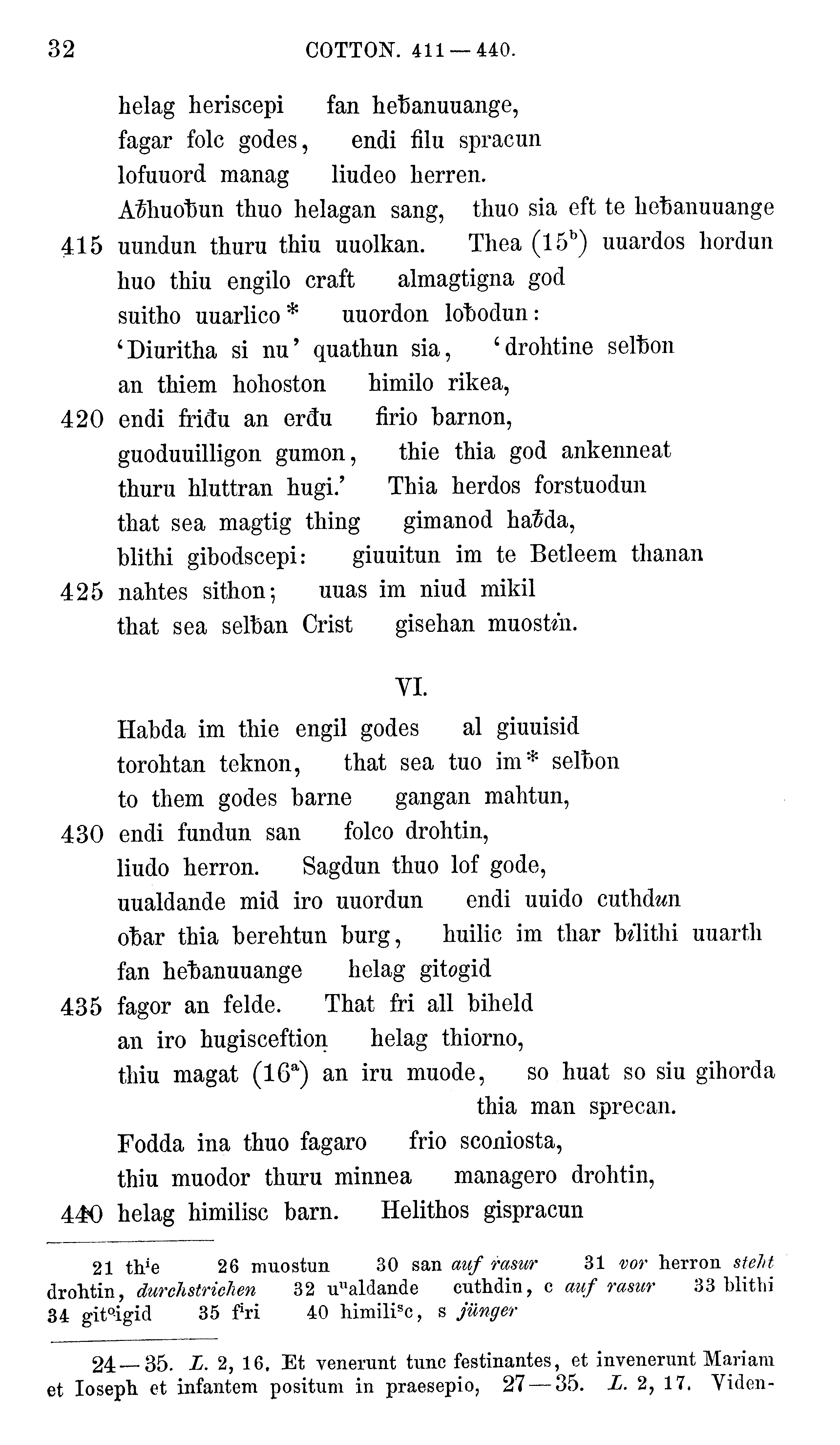 facsimile image (Sievers 1878, p. 32)