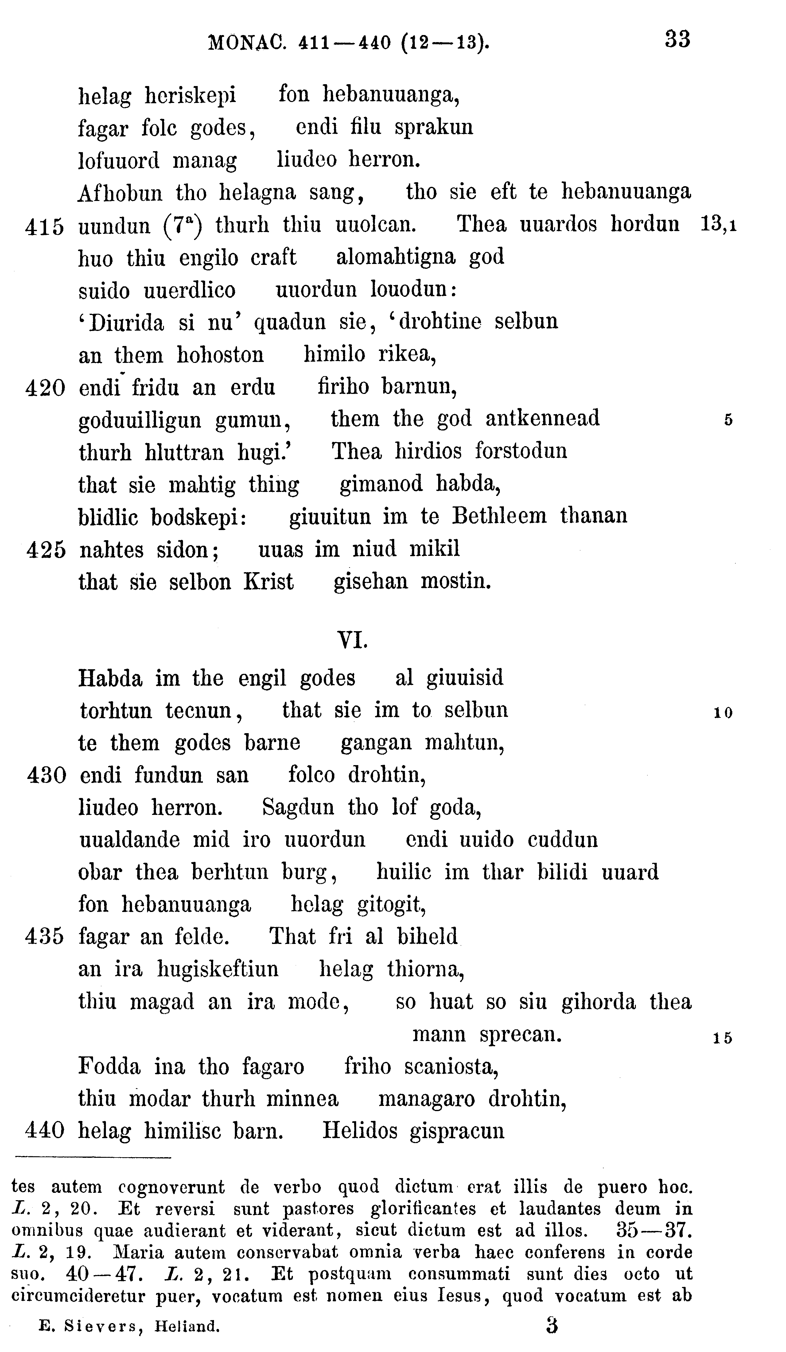 facsimile image (Sievers 1878, p. 33)