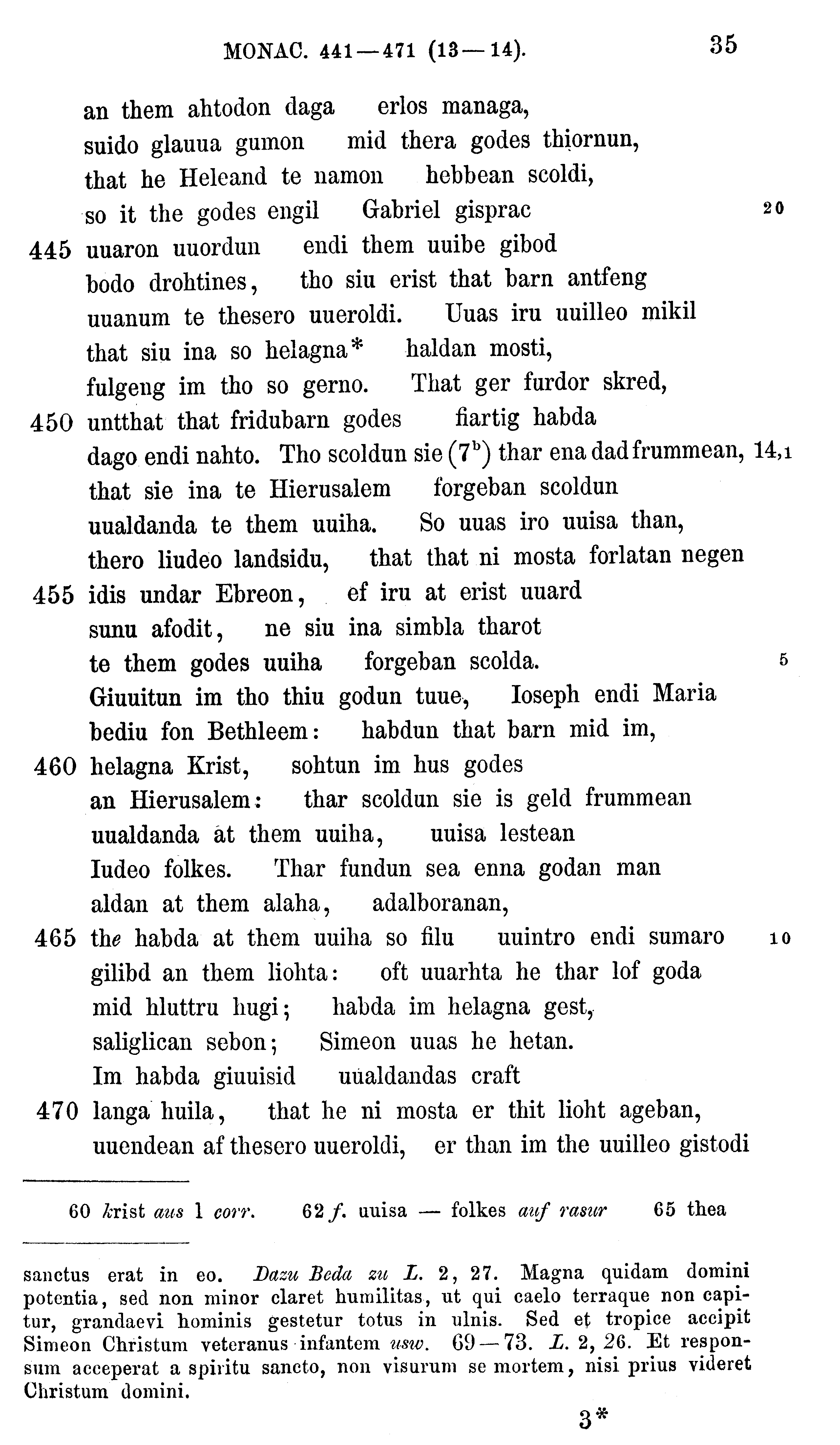 facsimile image (Sievers 1878, p. 35)