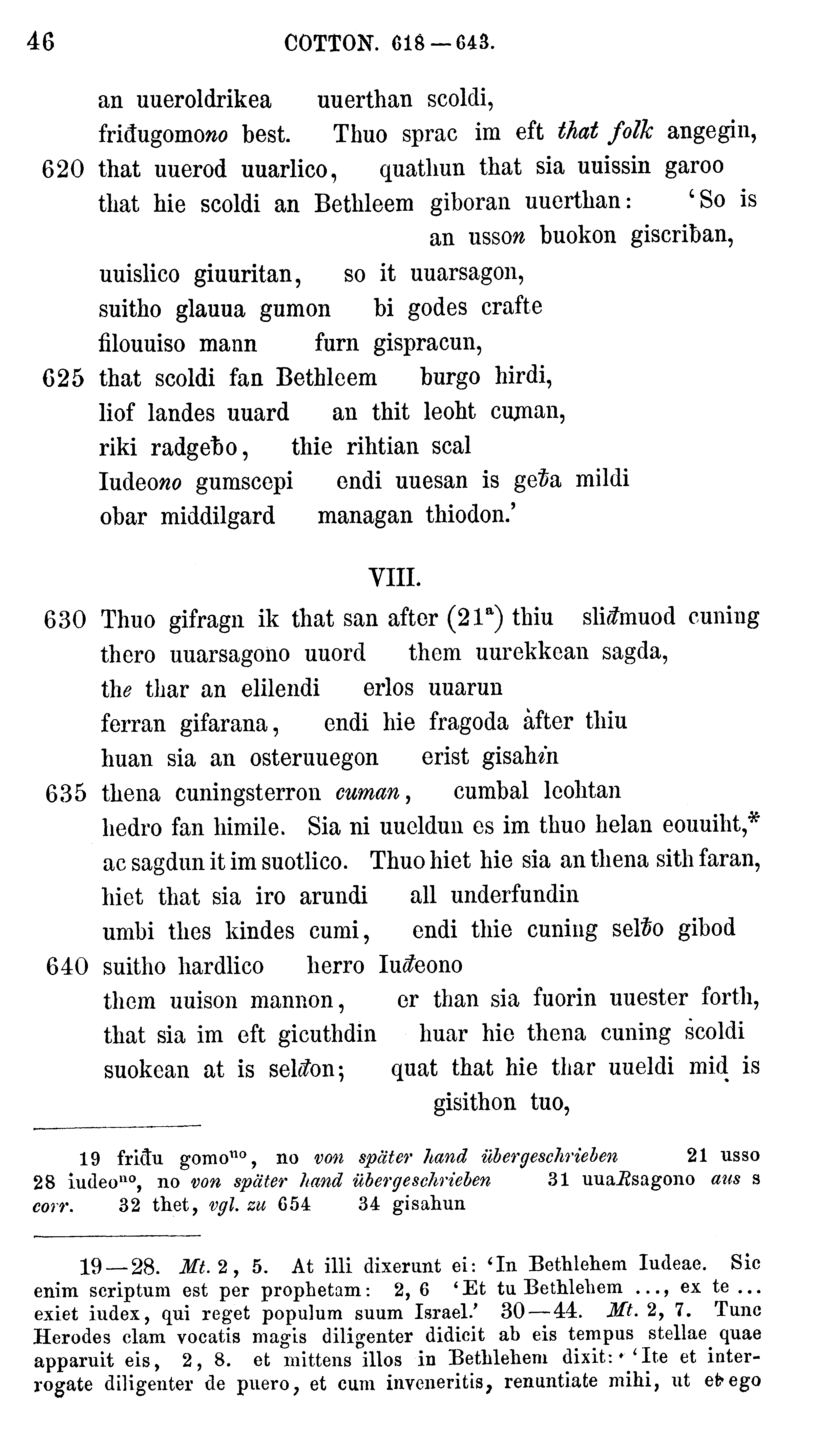 facsimile image (Sievers 1878, p. 46)