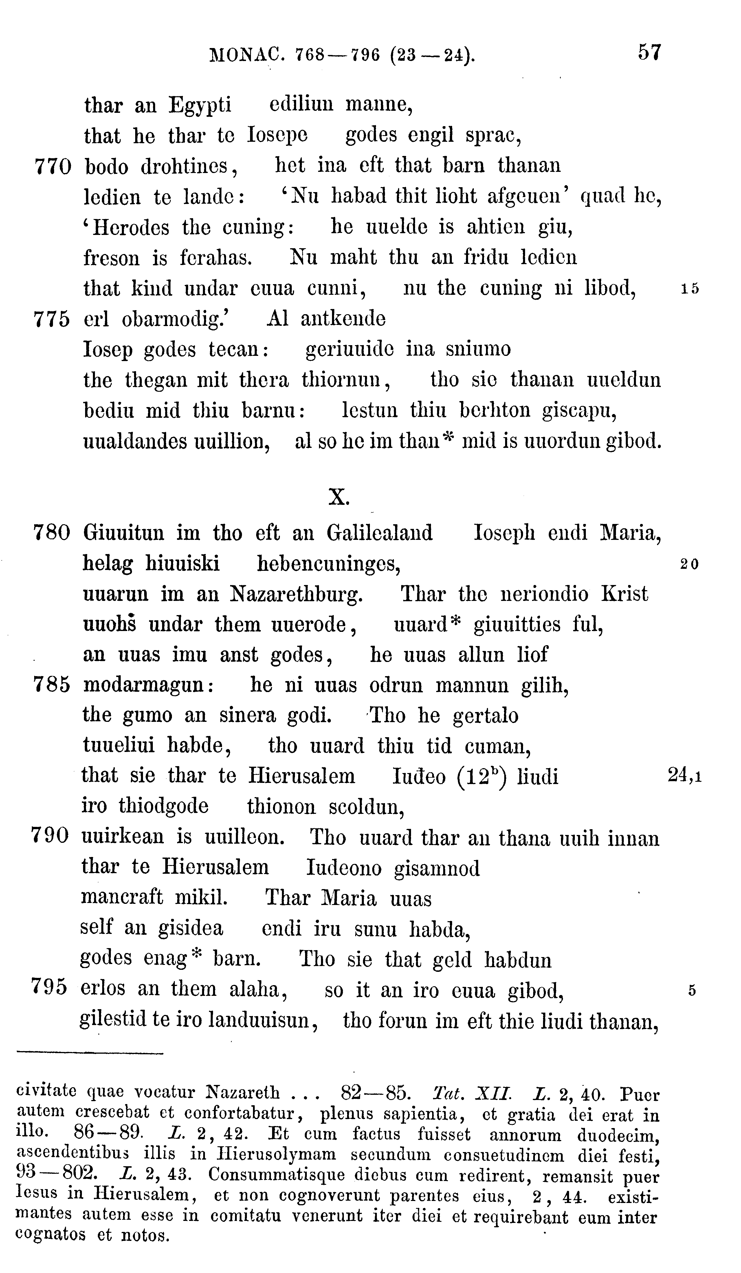 facsimile image (Sievers 1878, p. 57)