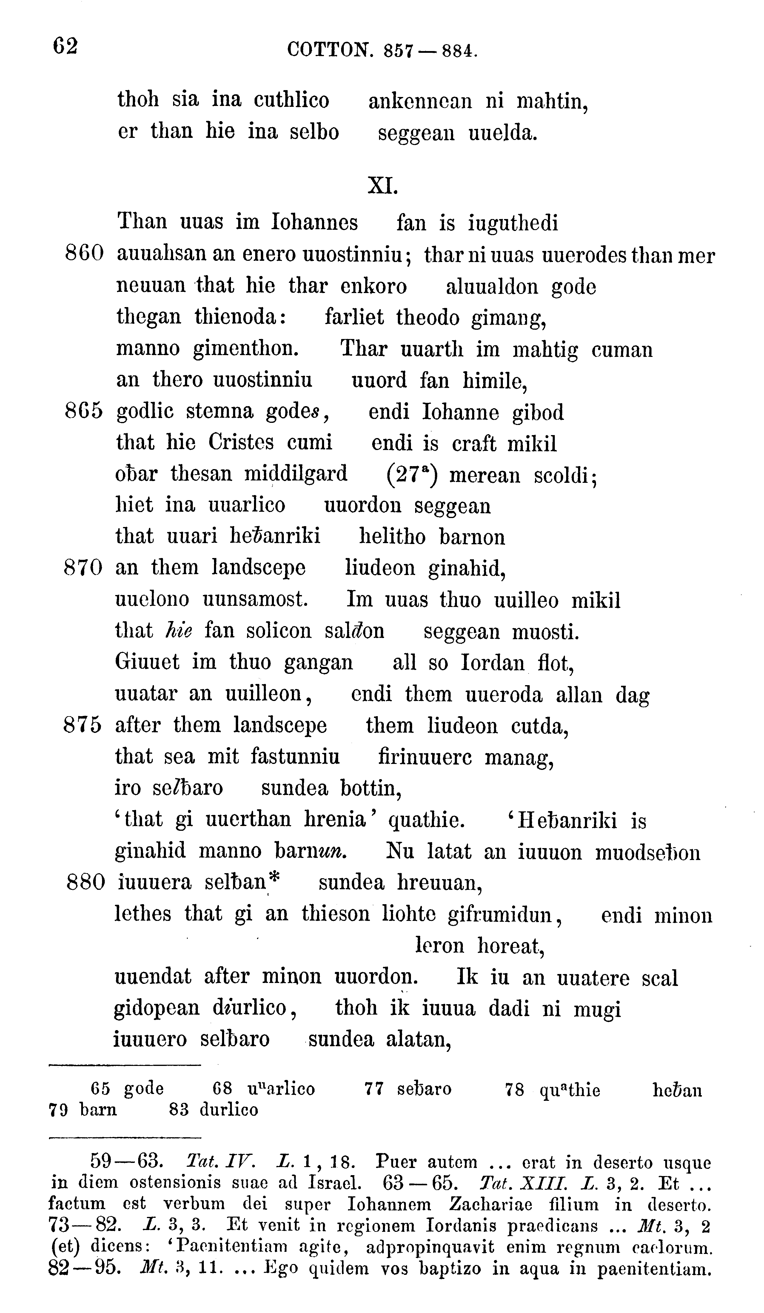 facsimile image (Sievers 1878, p. 62)