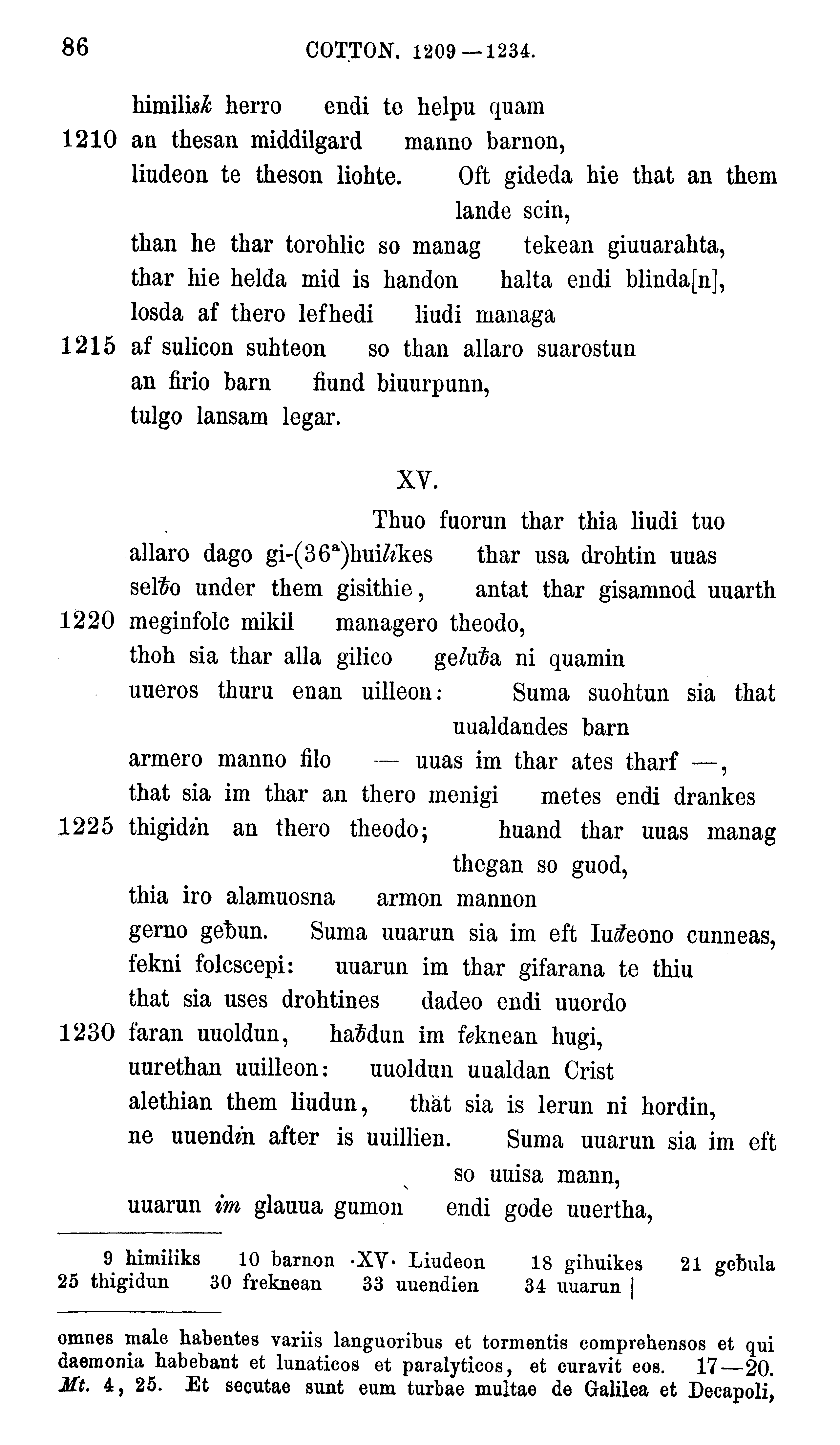 facsimile image (Sievers 1878, p. 86)