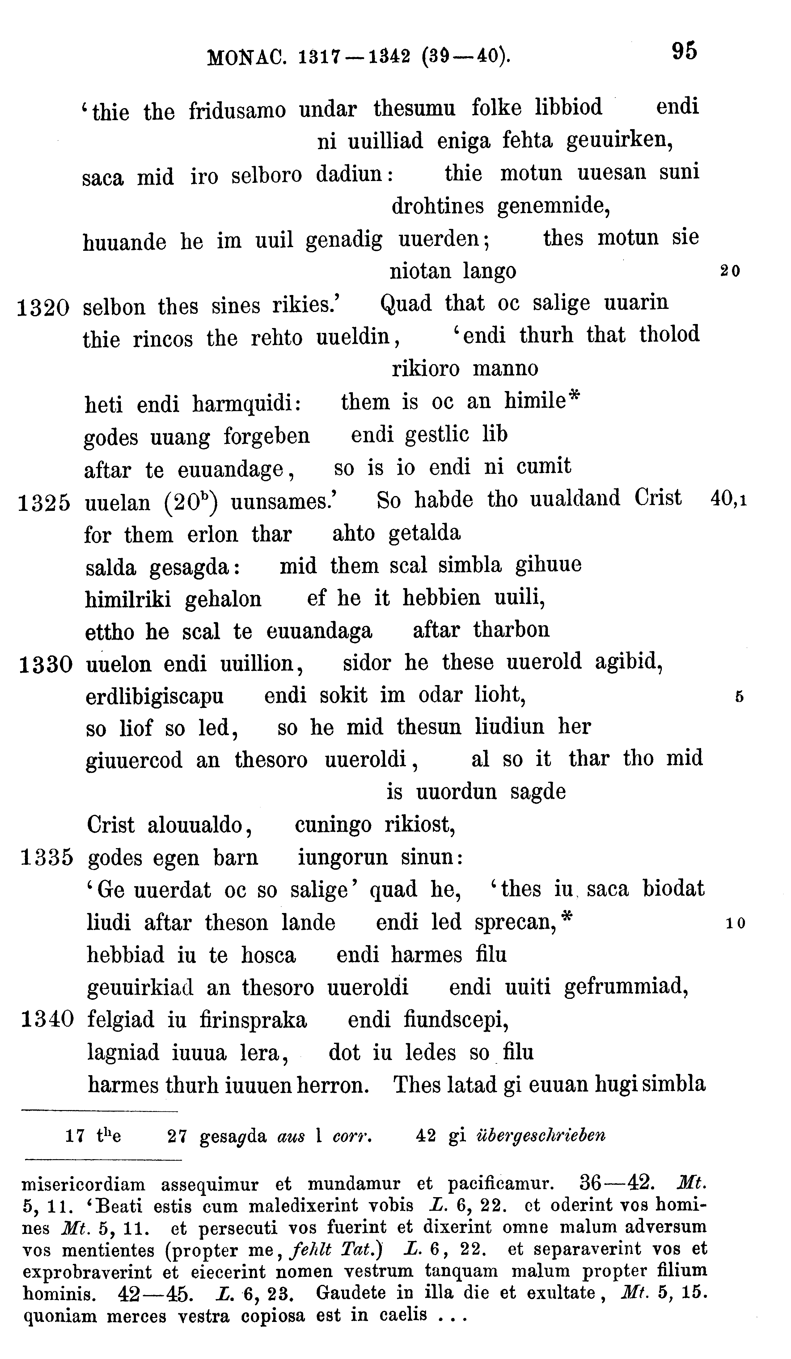 facsimile image (Sievers 1878, p. 95)