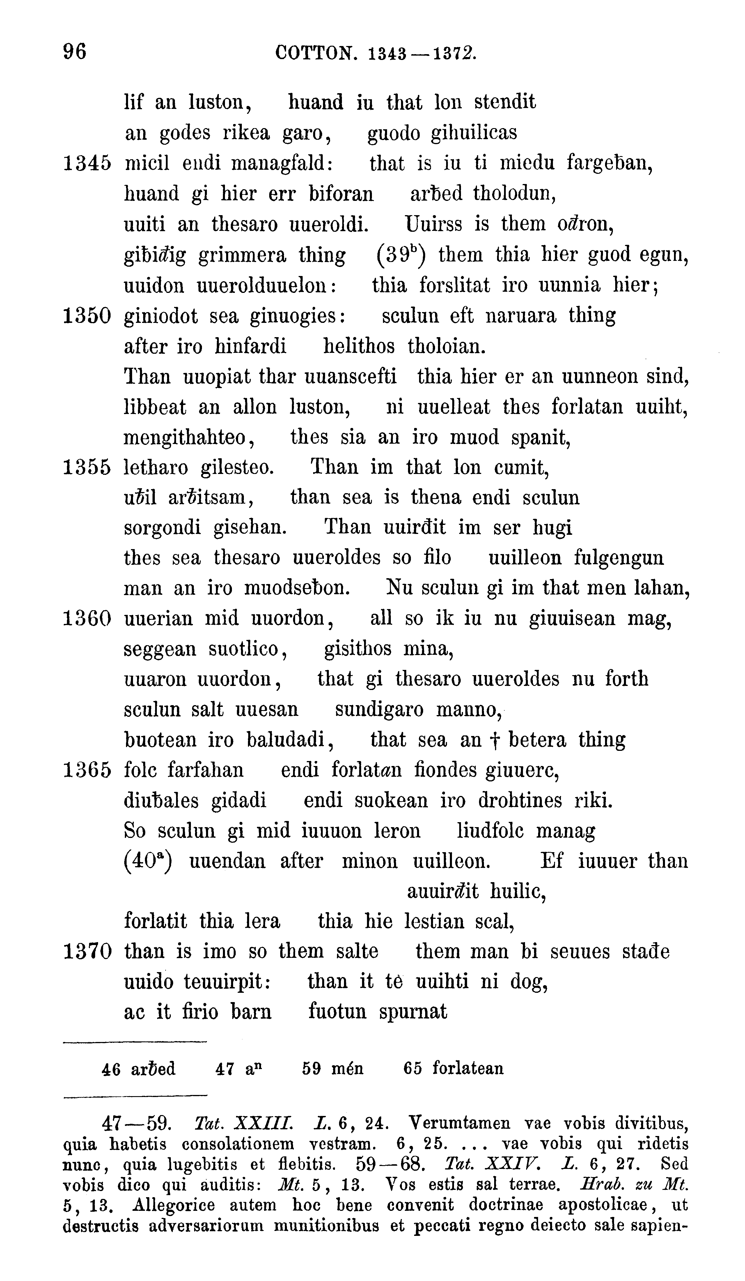 facsimile image (Sievers 1878, p. 96)