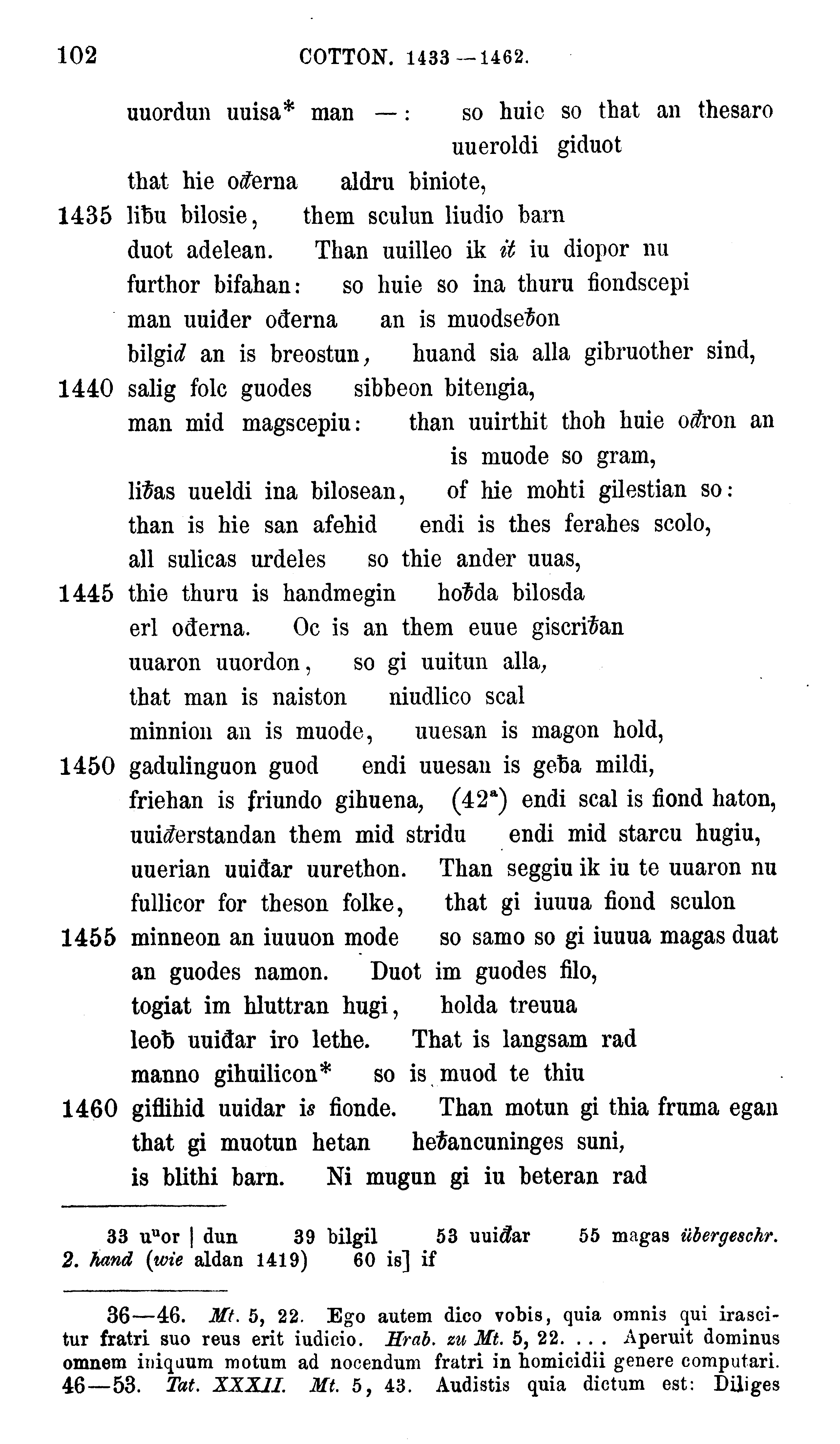 facsimile image (Sievers 1878, p. 102)