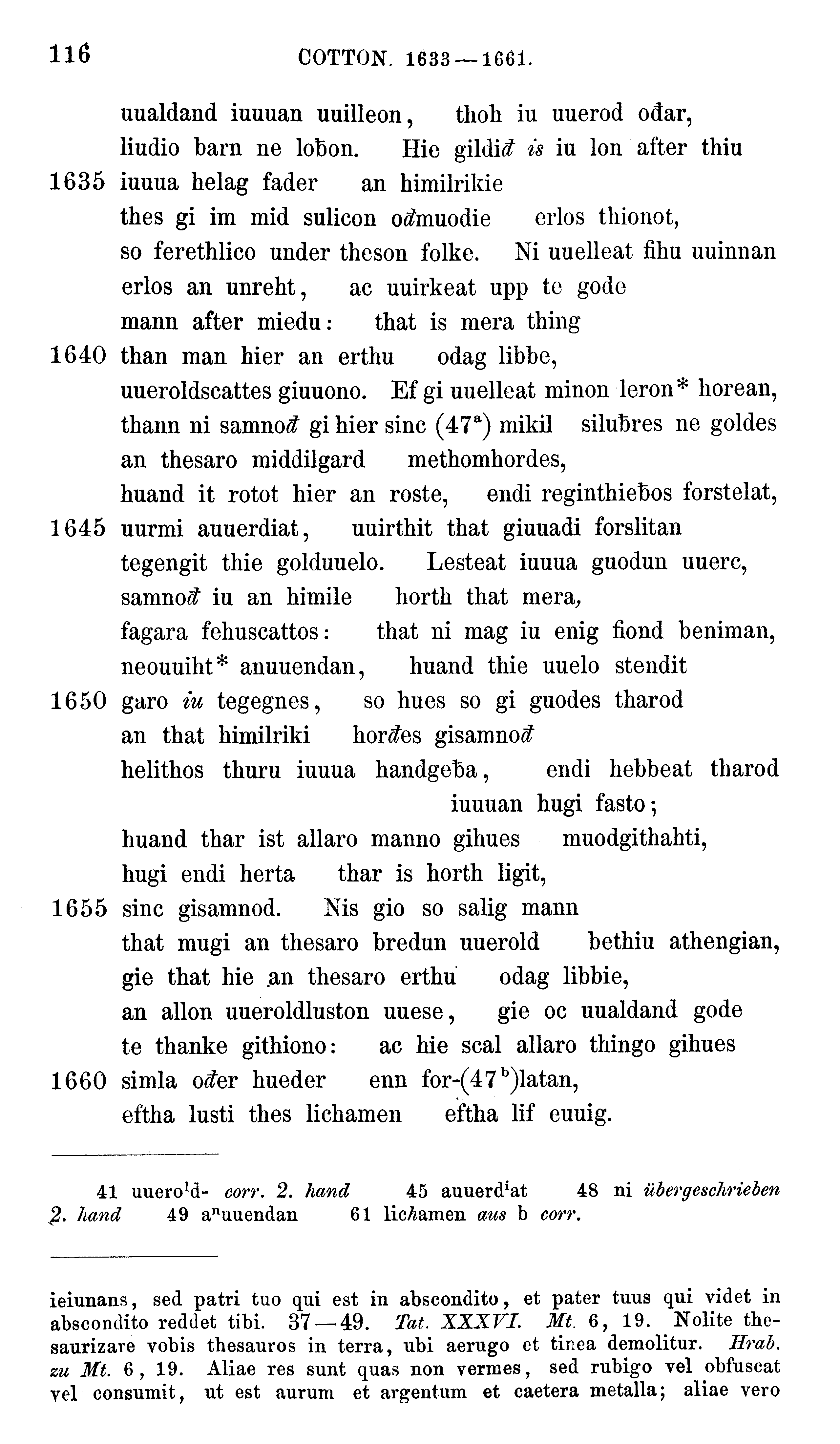 facsimile image (Sievers 1878, p. 116)