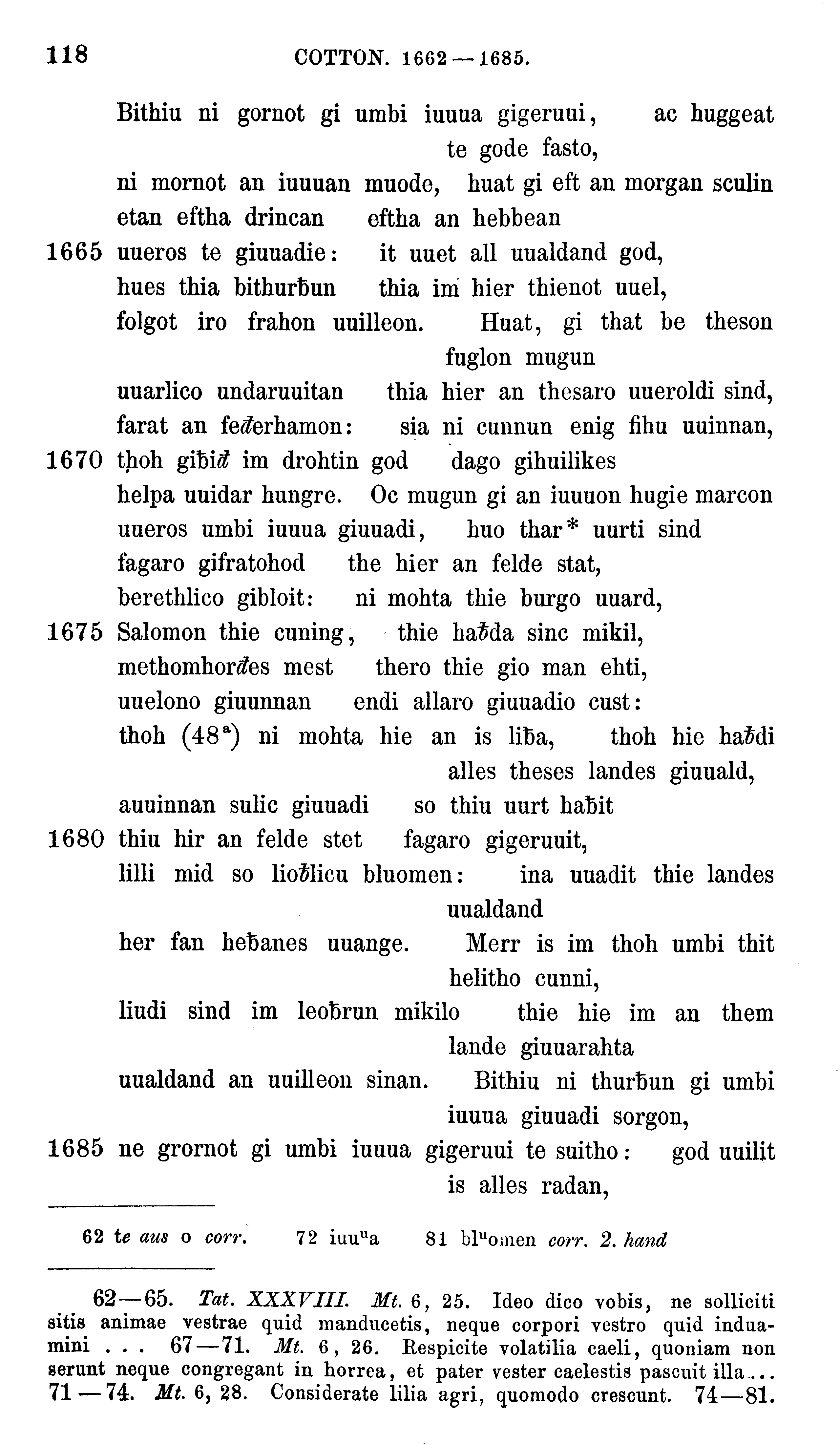 facsimile image (Sievers 1878, p. 118)