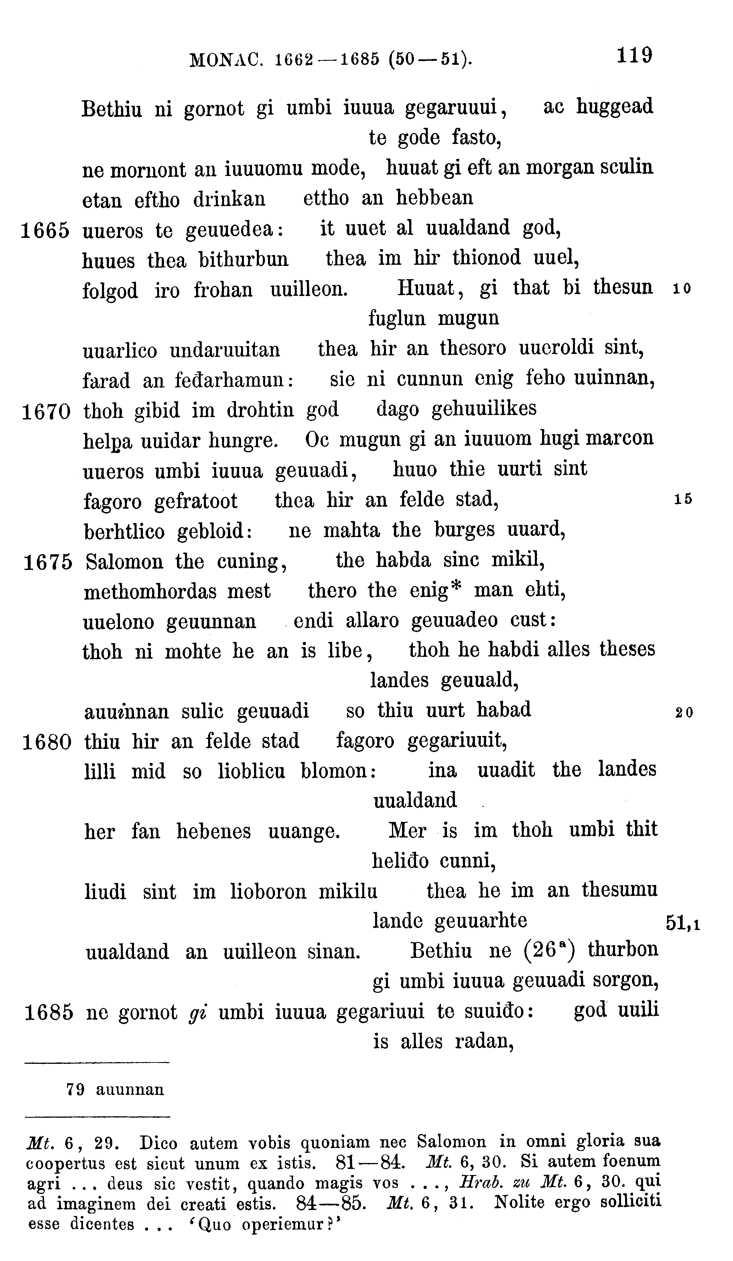 facsimile image (Sievers 1878, p. 119)