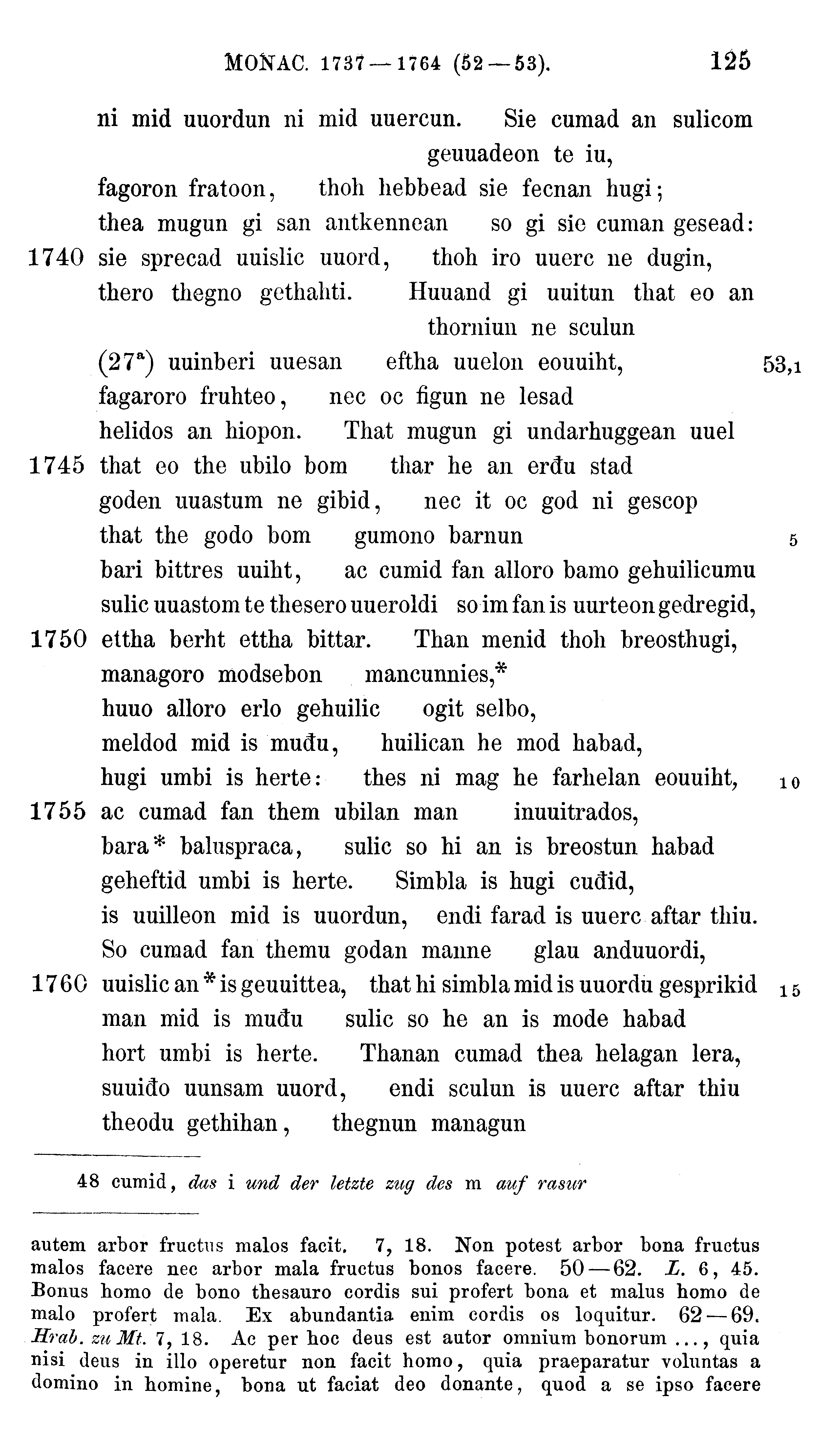 facsimile image (Sievers 1878, p. 125)