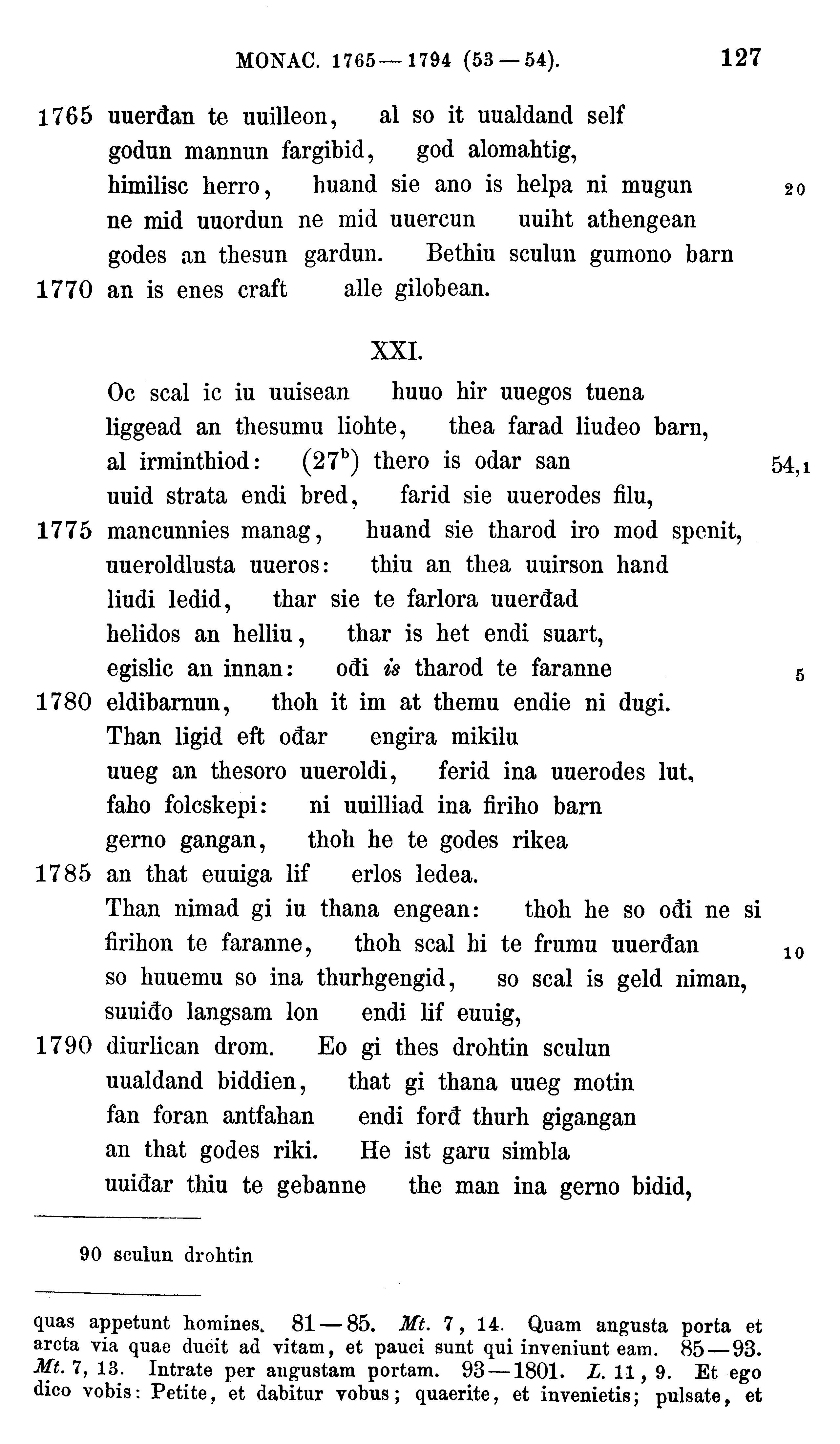 facsimile image (Sievers 1878, p. 127)