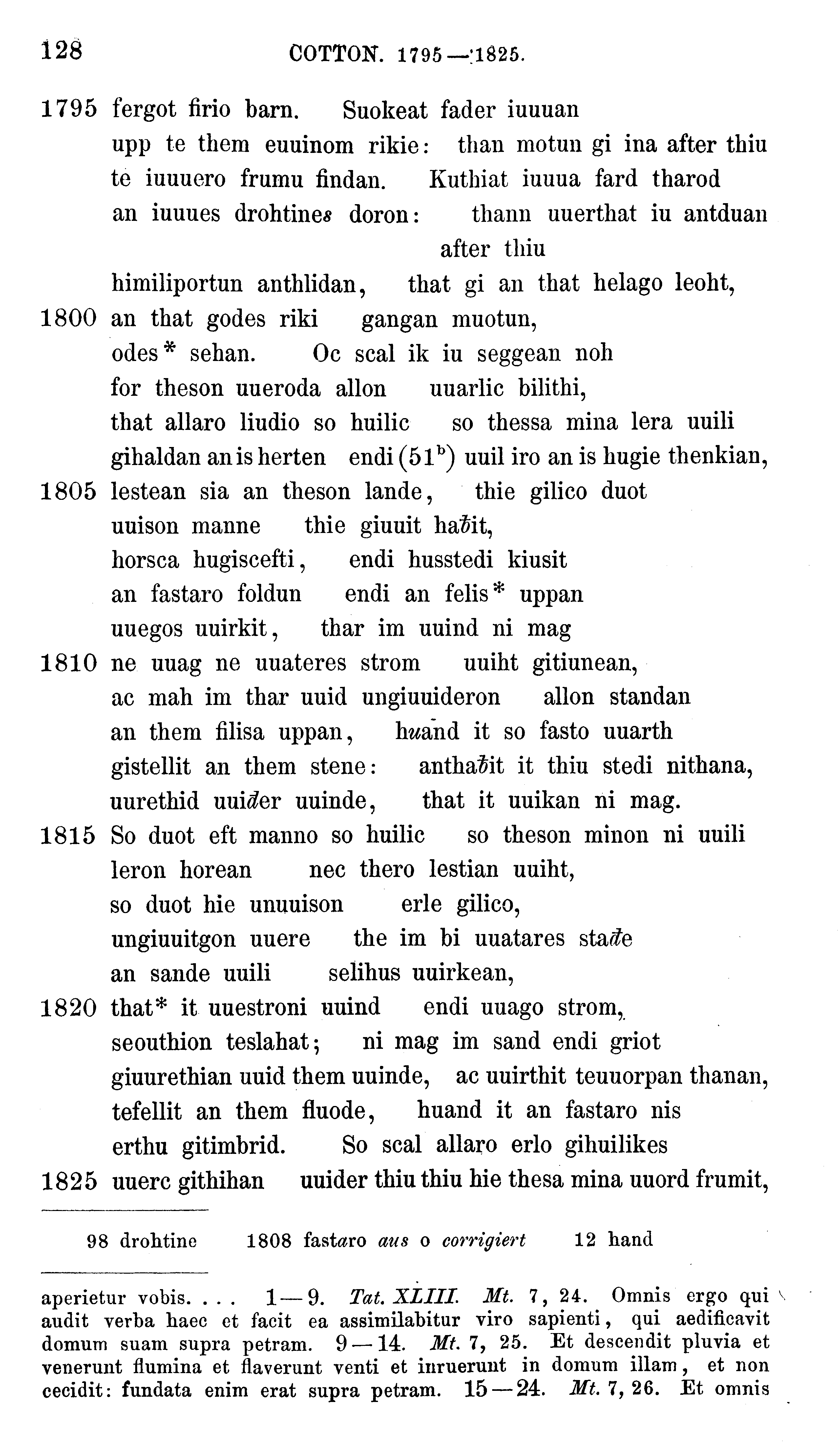 facsimile image (Sievers 1878, p. 128)