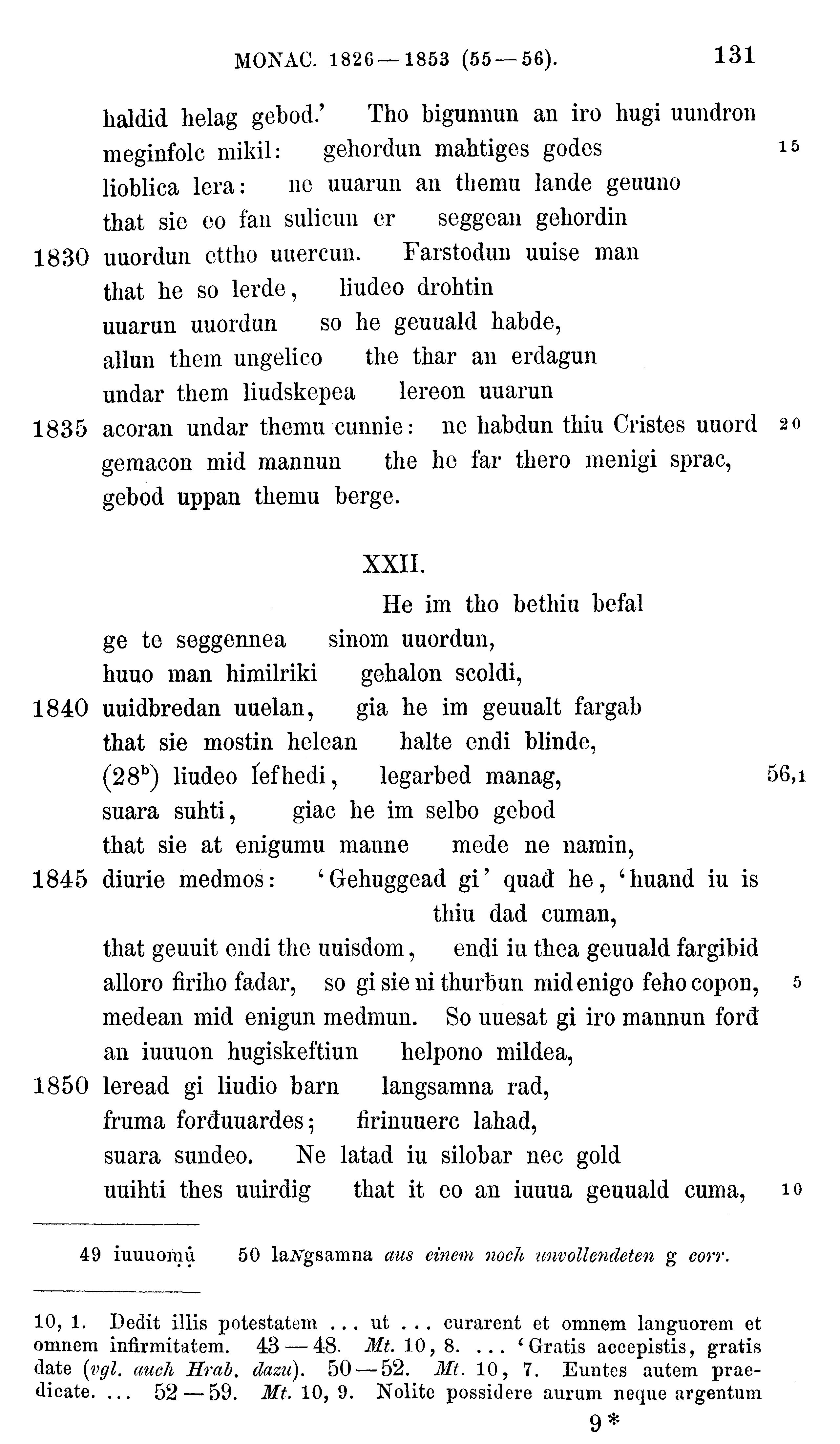 facsimile image (Sievers 1878, p. 131)