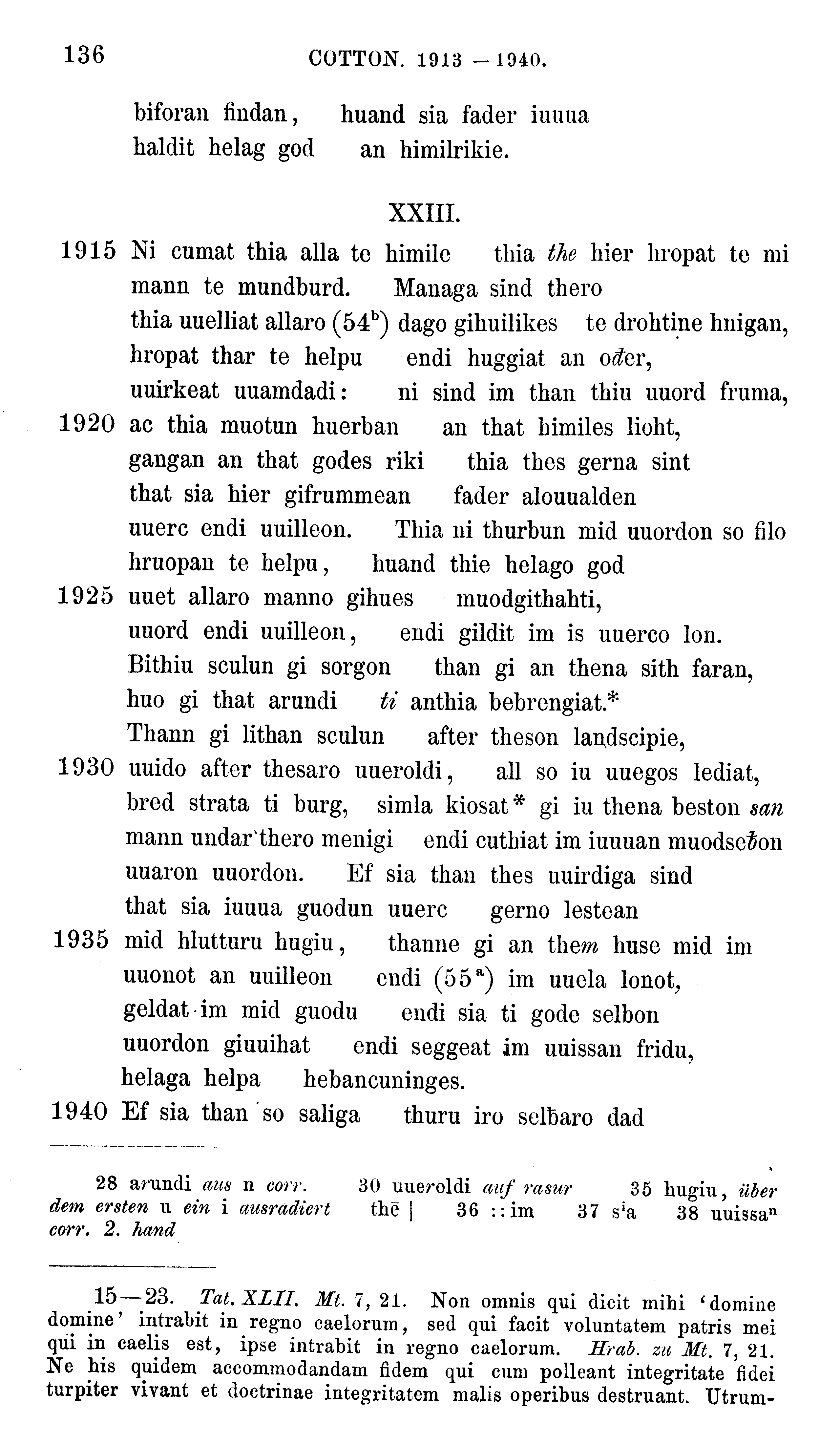 facsimile image (Sievers 1878, p. 136)