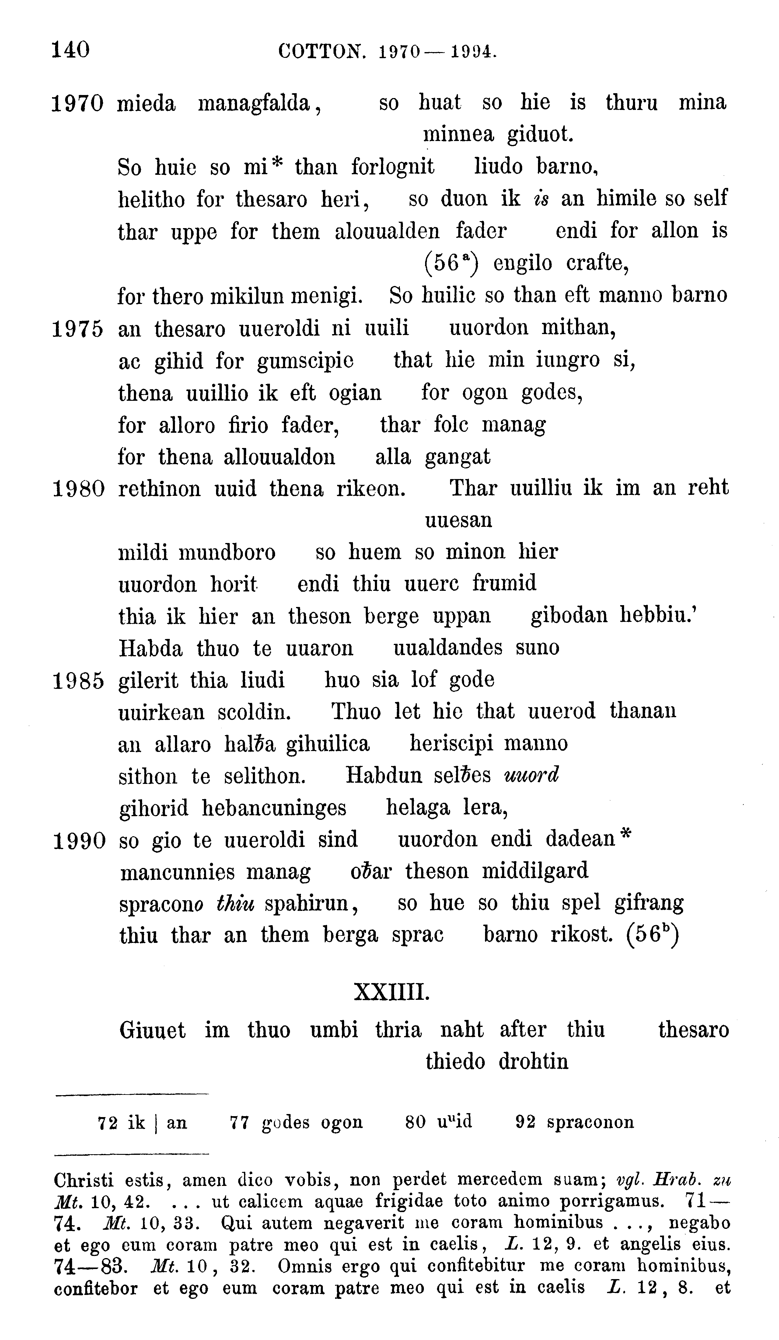 facsimile image (Sievers 1878, p. 140)