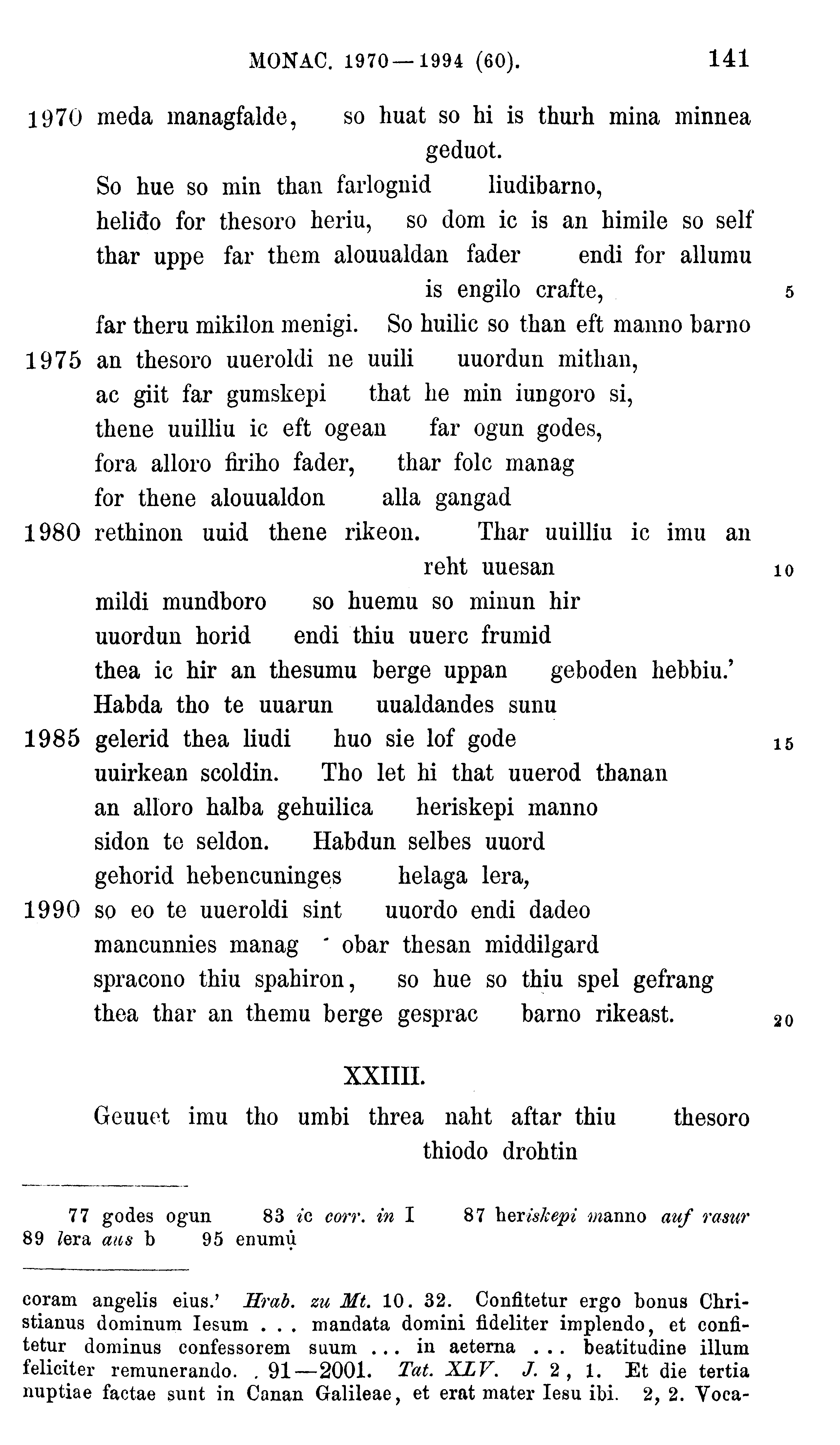 facsimile image (Sievers 1878, p. 141)