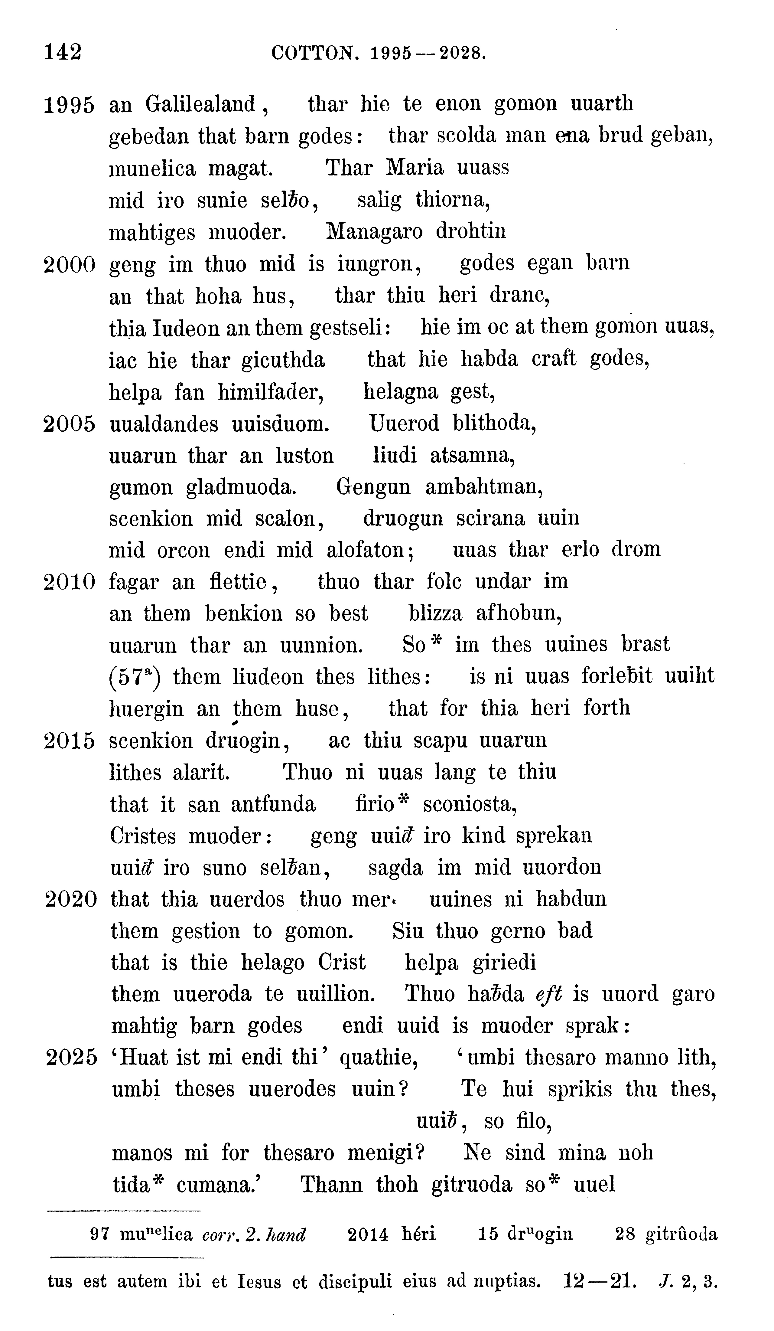 facsimile image (Sievers 1878, p. 142)