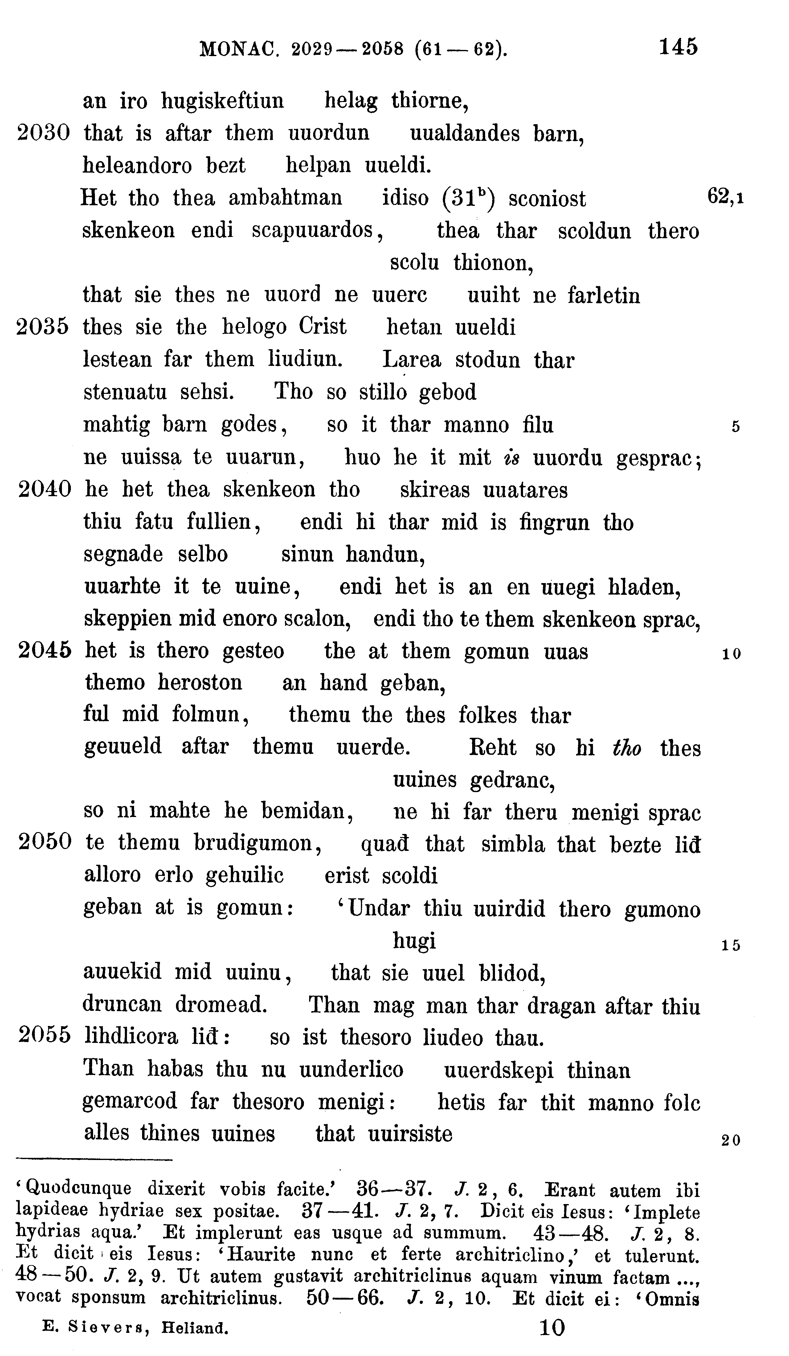 facsimile image (Sievers 1878, p. 145)