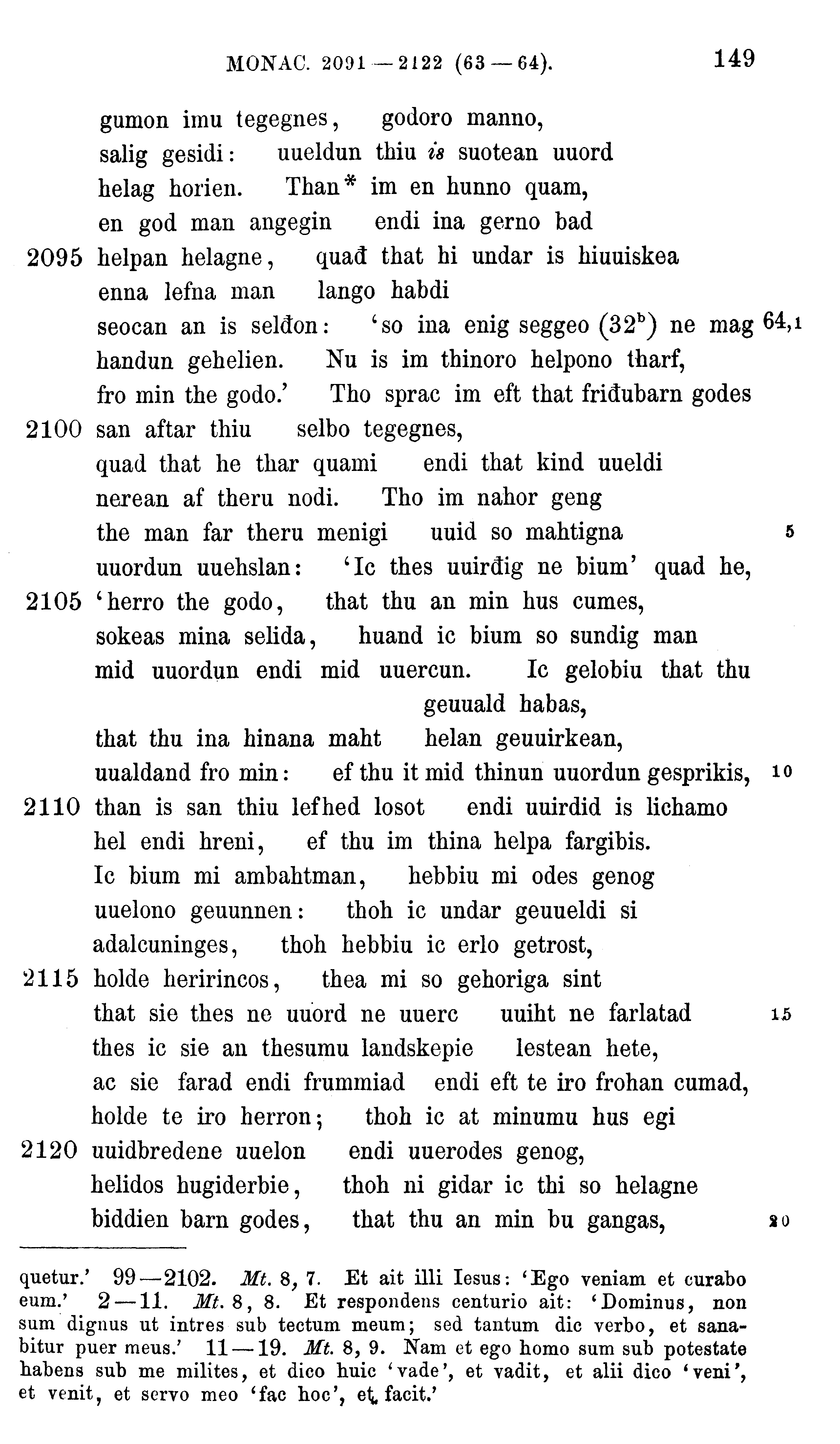 facsimile image (Sievers 1878, p. 149)