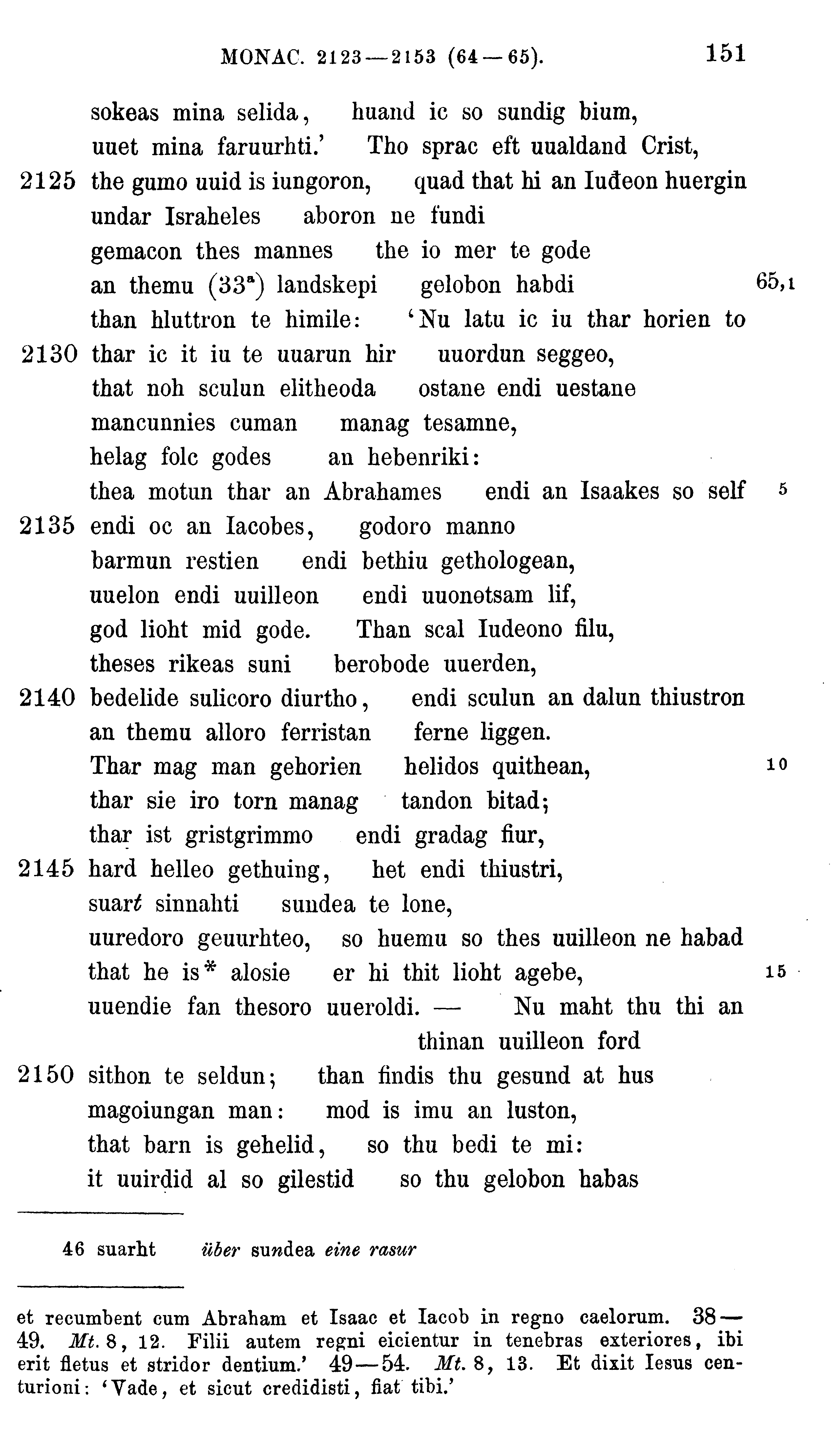 facsimile image (Sievers 1878, p. 151)