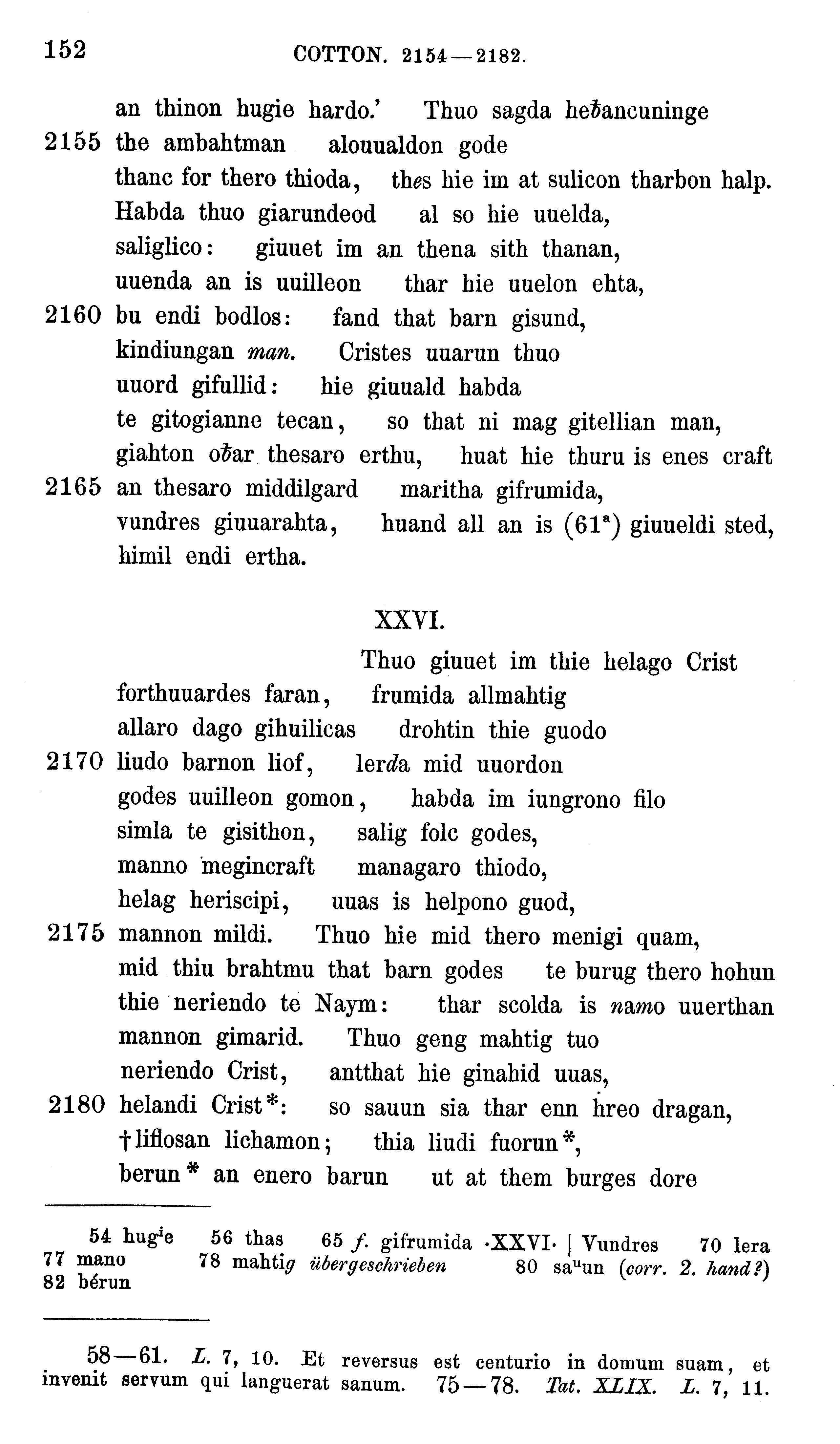 facsimile image (Sievers 1878, p. 152)