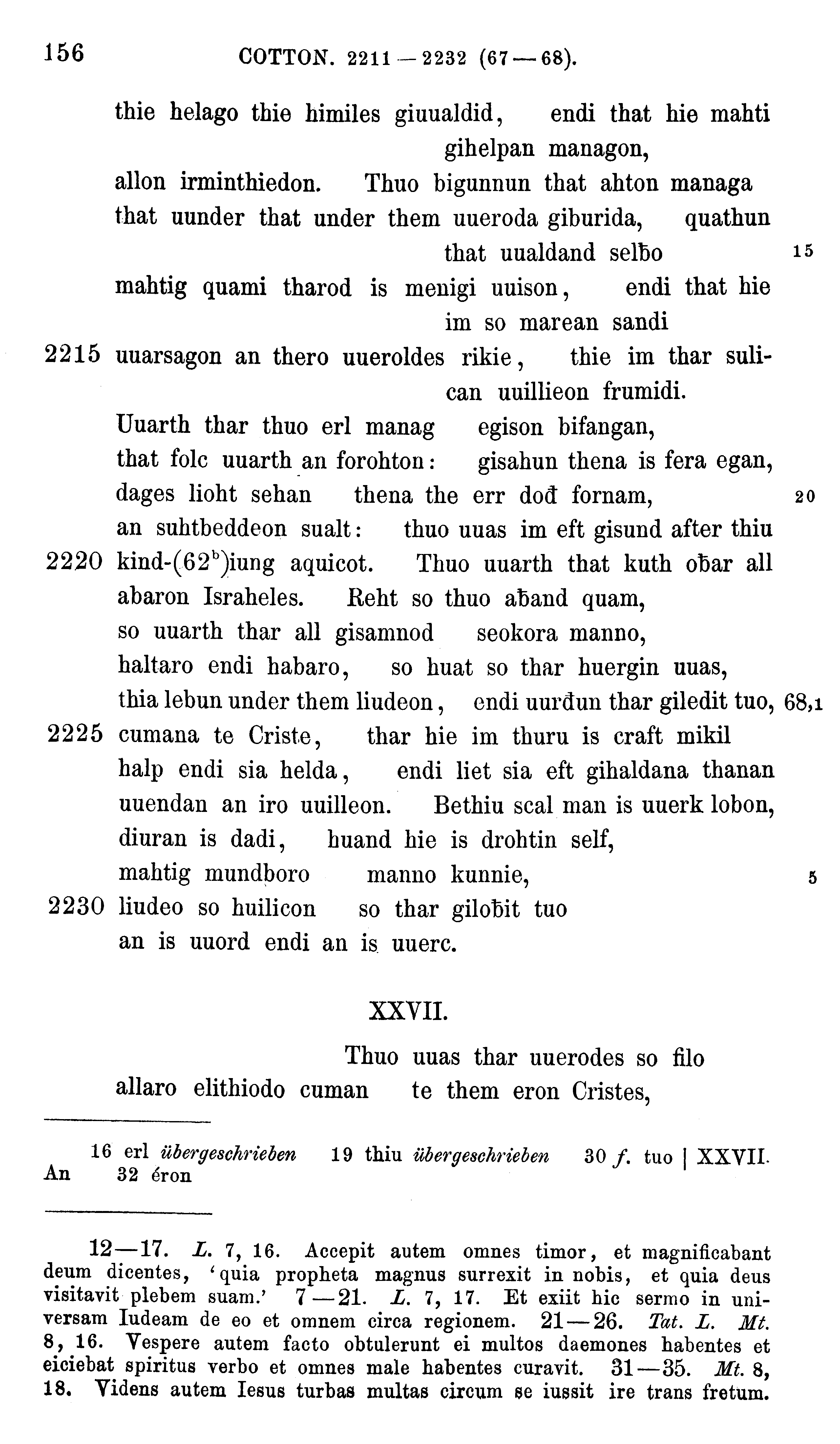 facsimile image (Sievers 1878, p. 156)