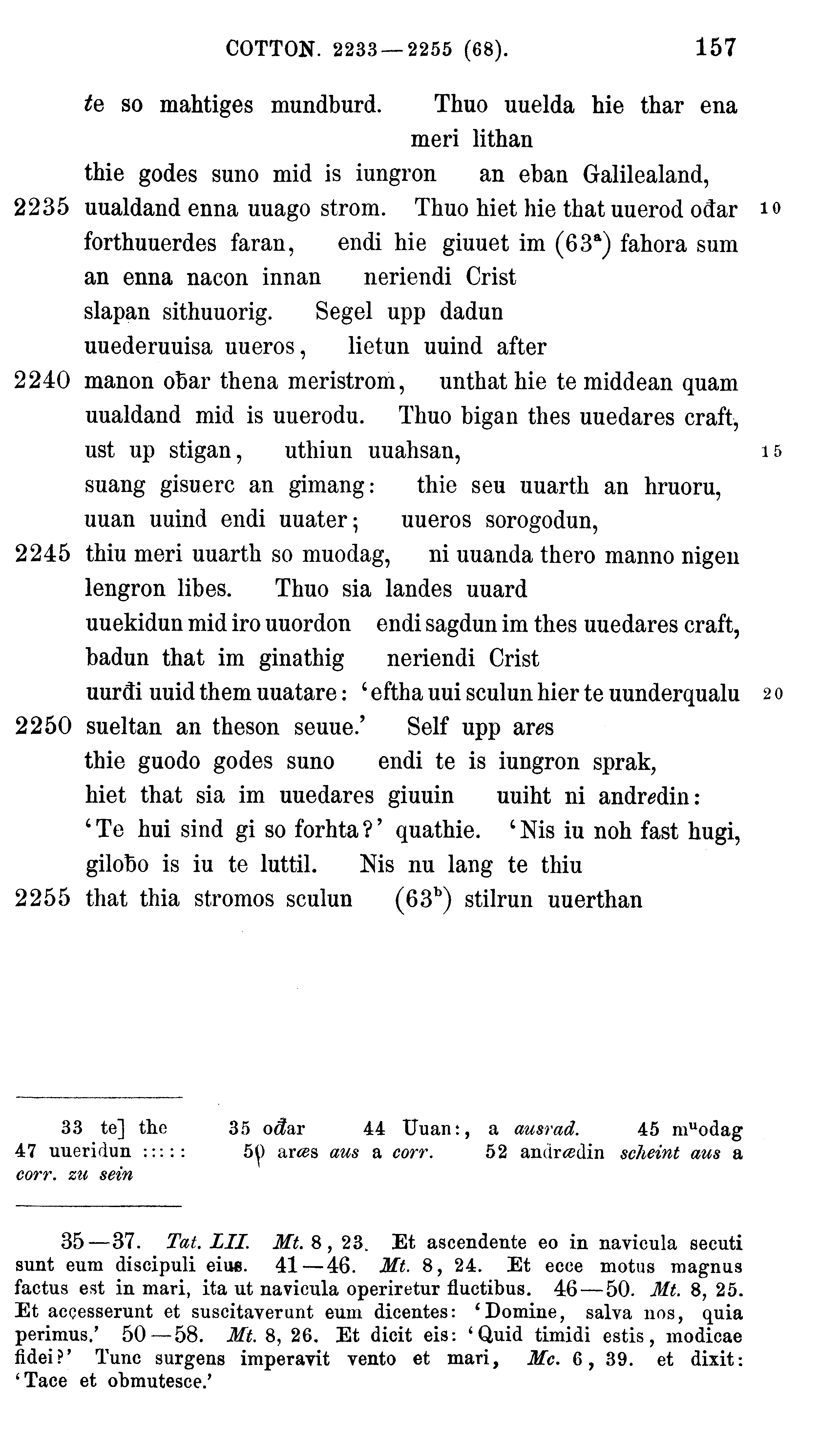 facsimile image (Sievers 1878, p. 157)