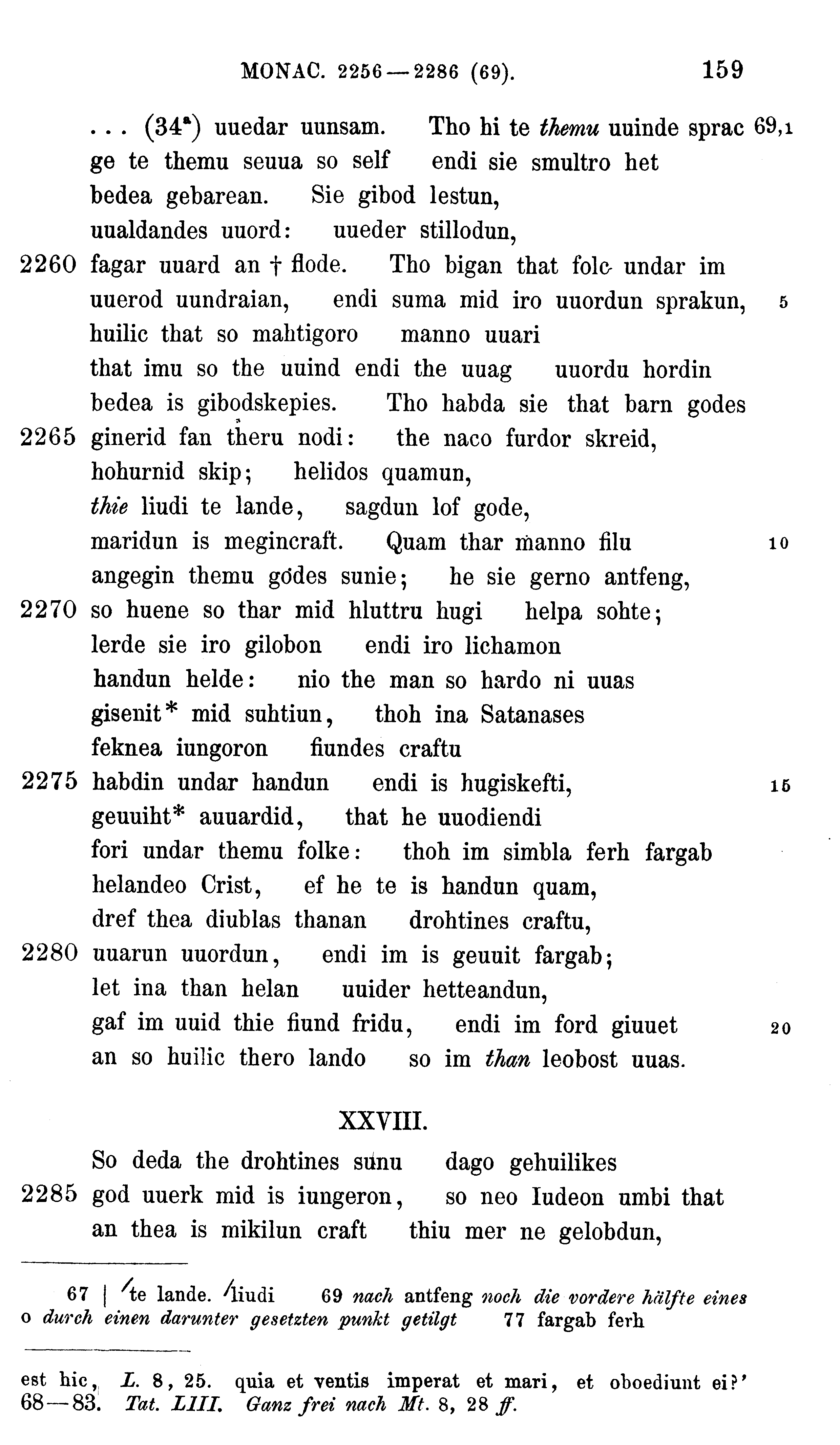 facsimile image (Sievers 1878, p. 159)