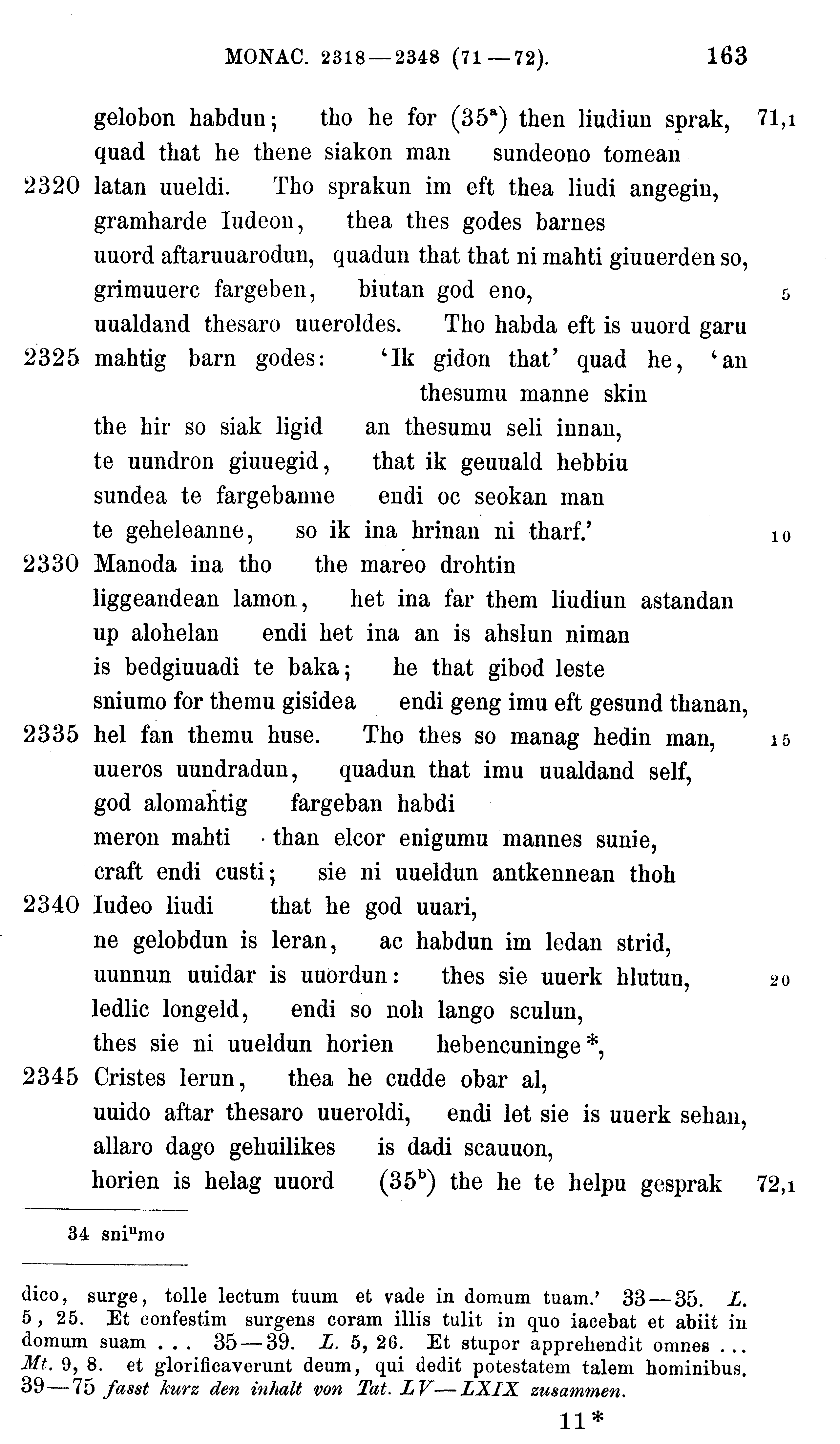 facsimile image (Sievers 1878, p. 163)