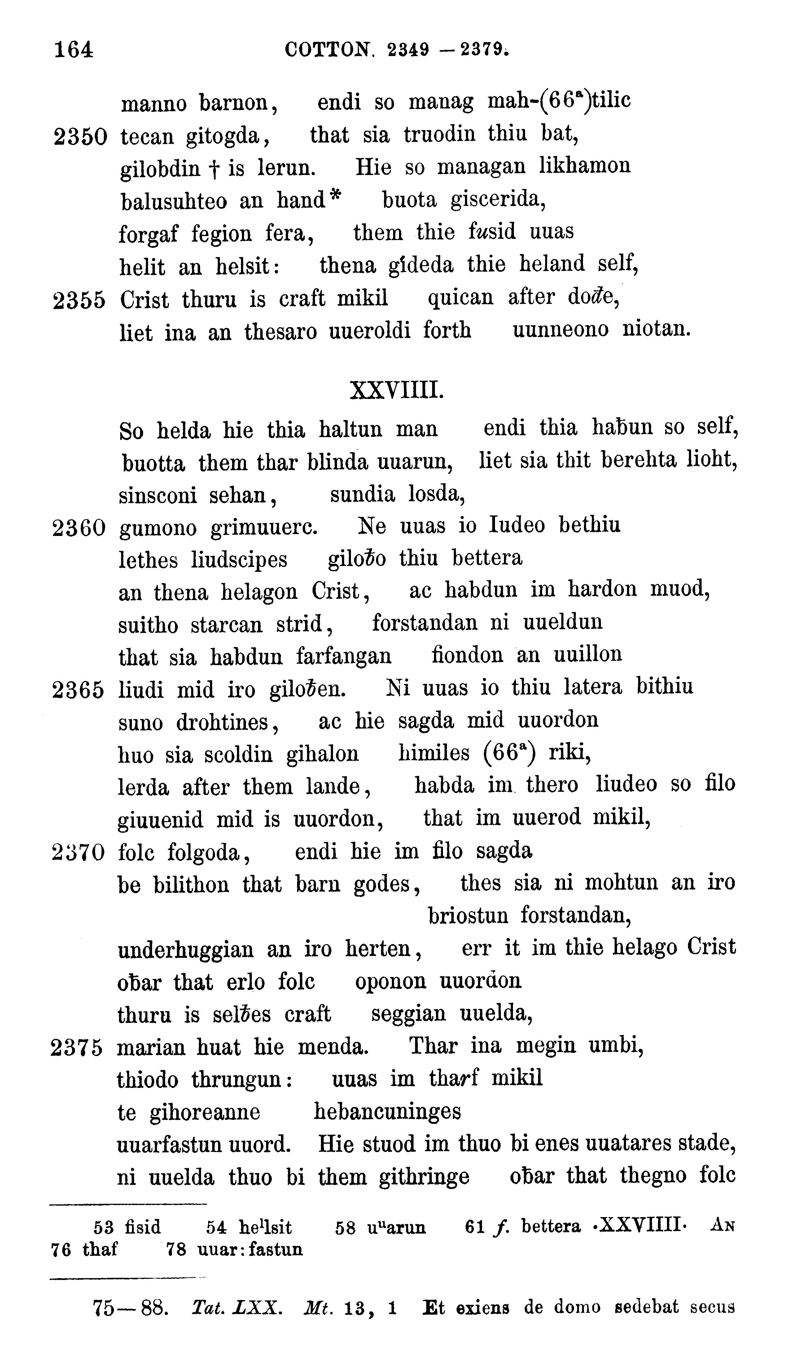 facsimile image (Sievers 1878, p. 164)