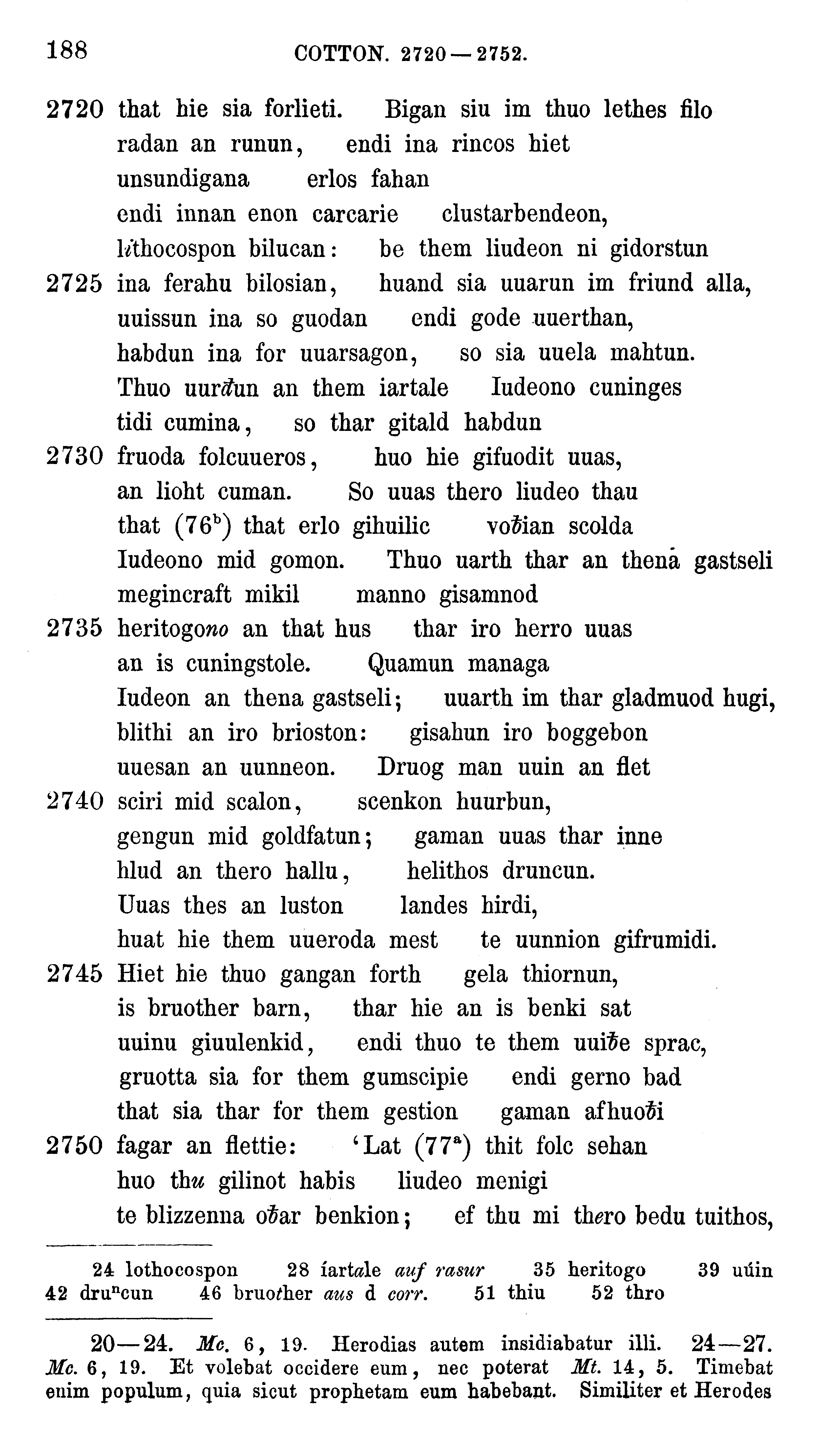 facsimile image (Sievers 1878, p. 188)