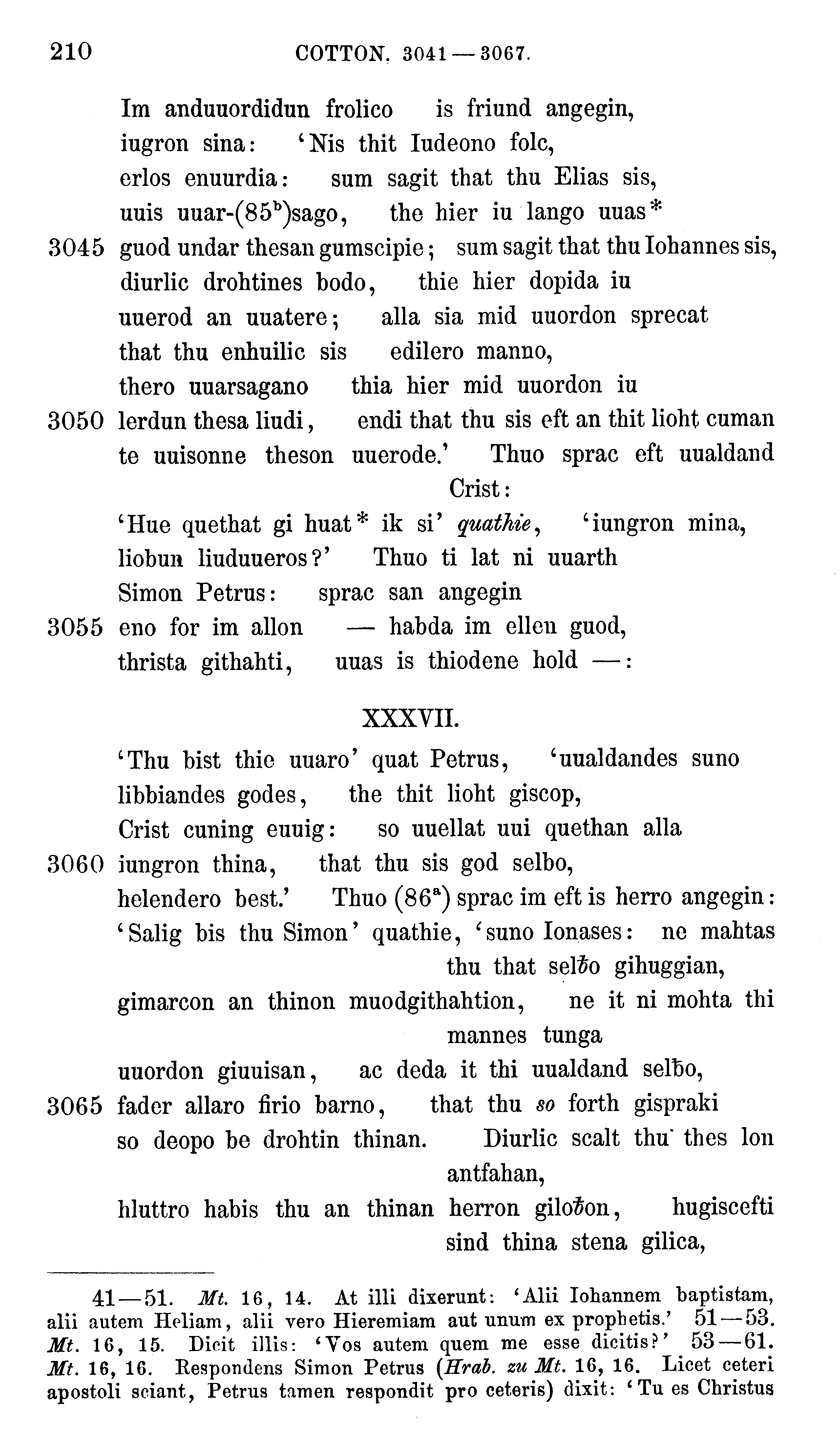 facsimile image (Sievers 1878, p. 210)