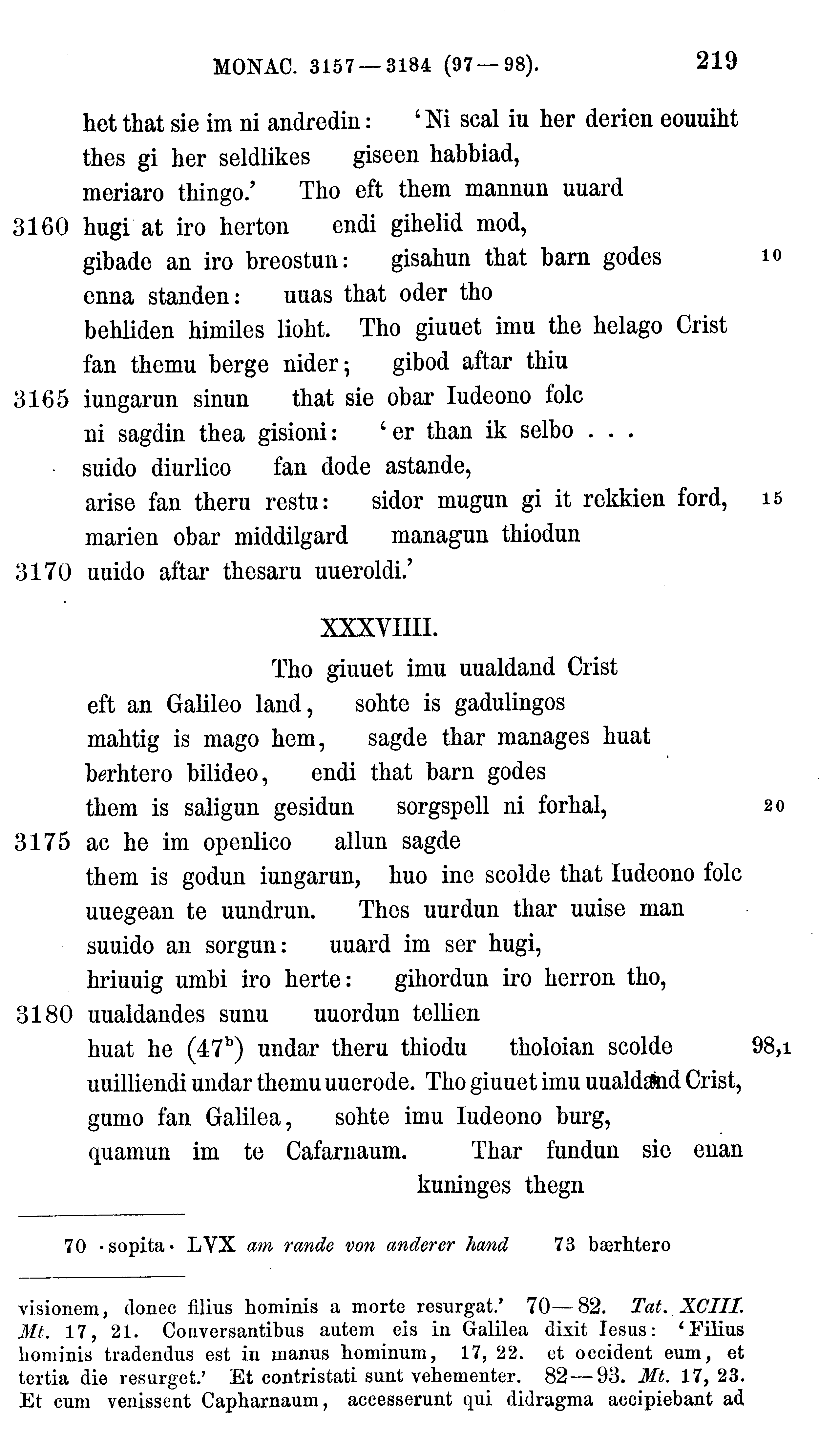 facsimile image (Sievers 1878, p. 219)