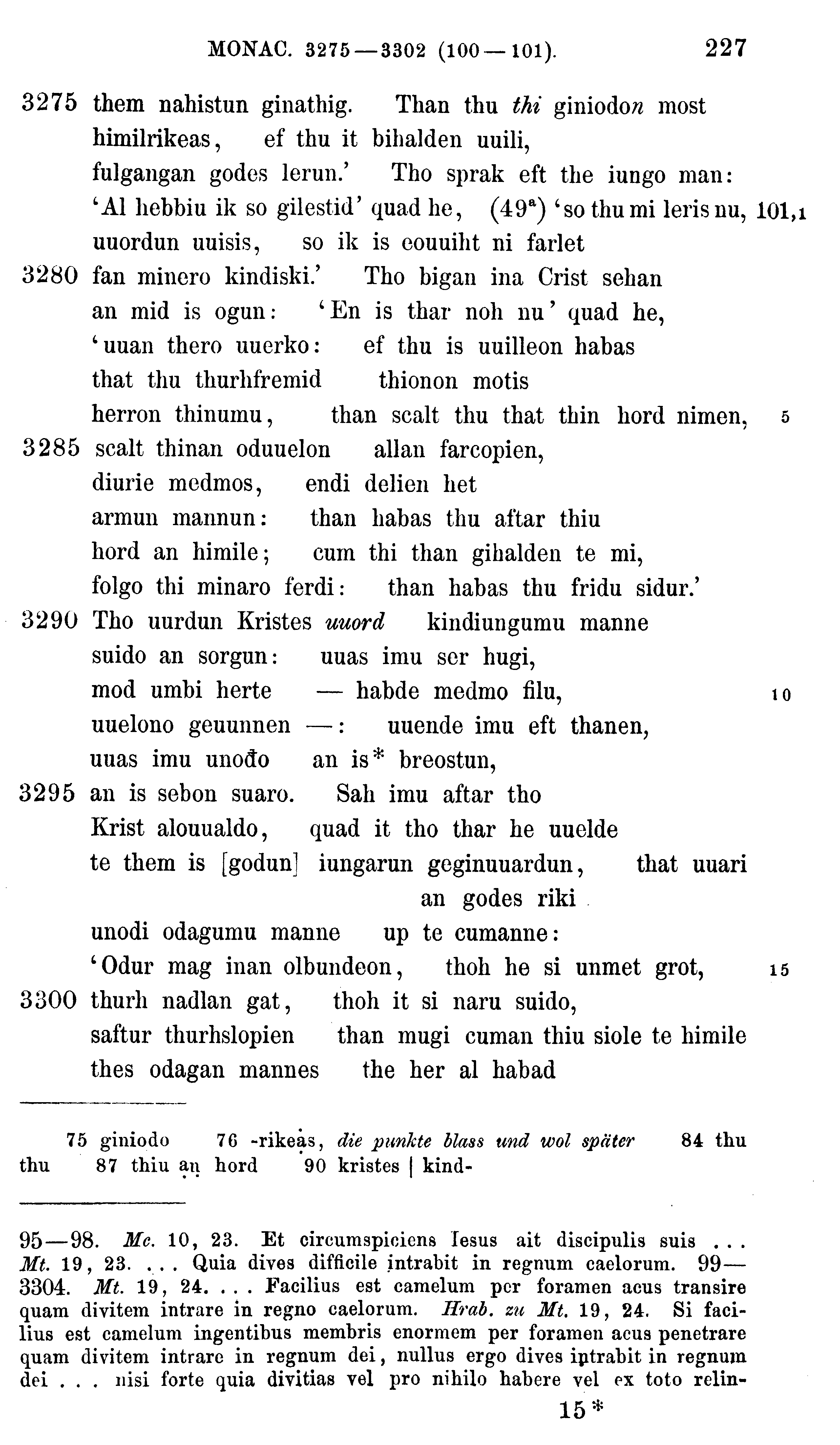 facsimile image (Sievers 1878, p. 227)