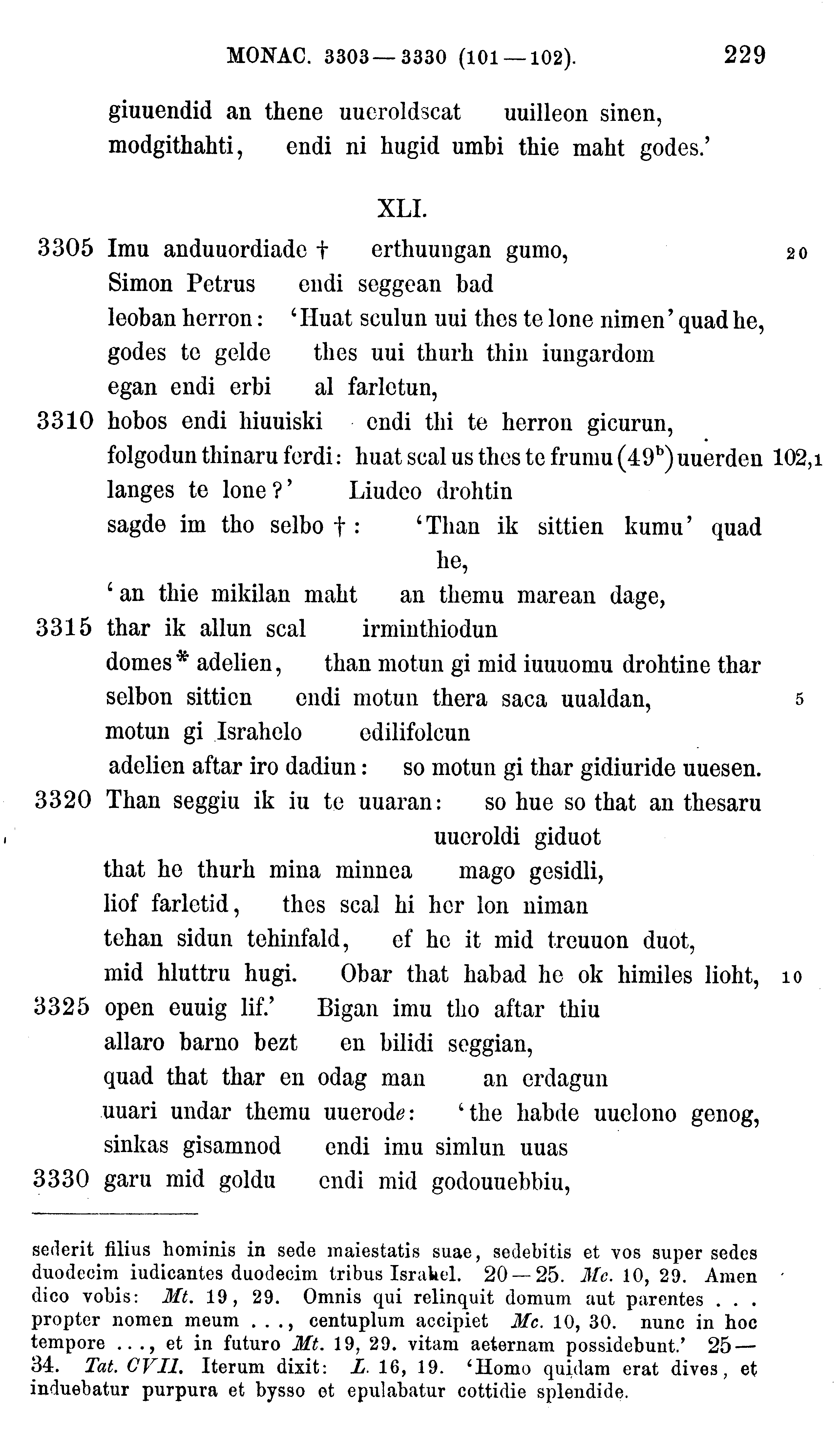 facsimile image (Sievers 1878, p. 229)