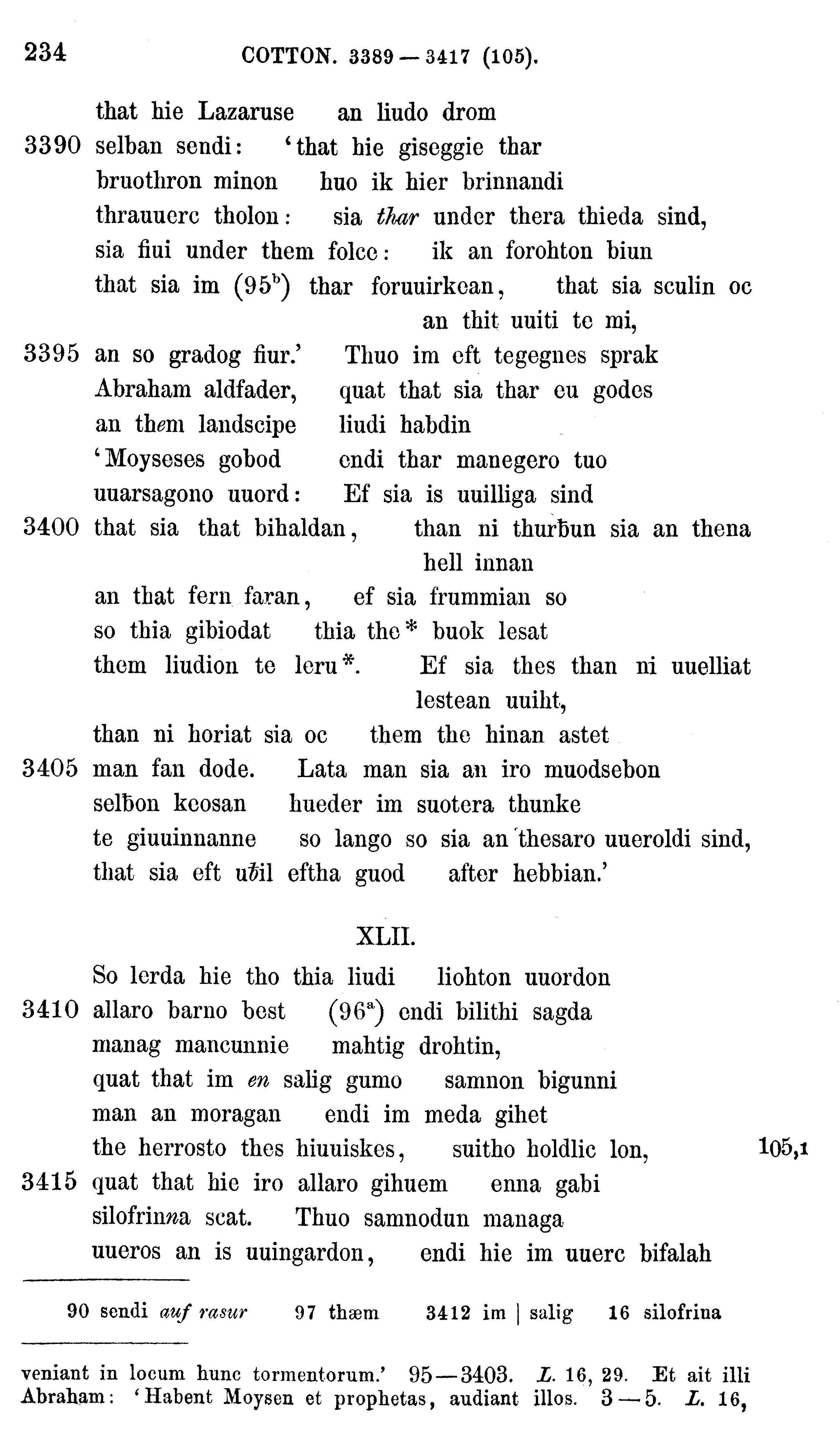 facsimile image (Sievers 1878, p. 234)