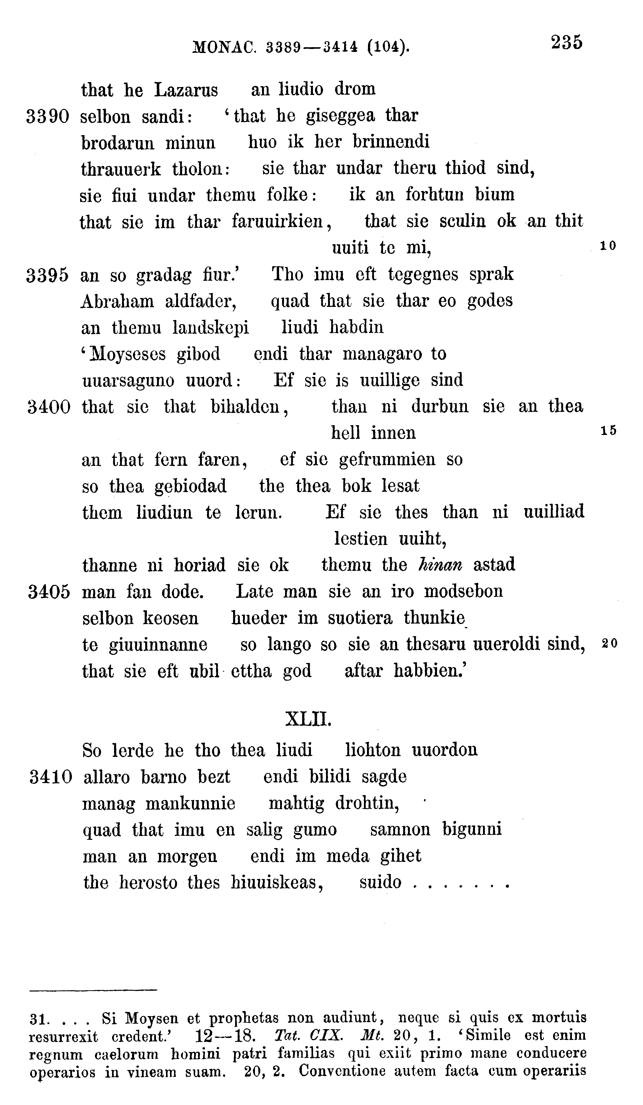 facsimile image (Sievers 1878, p. 235)