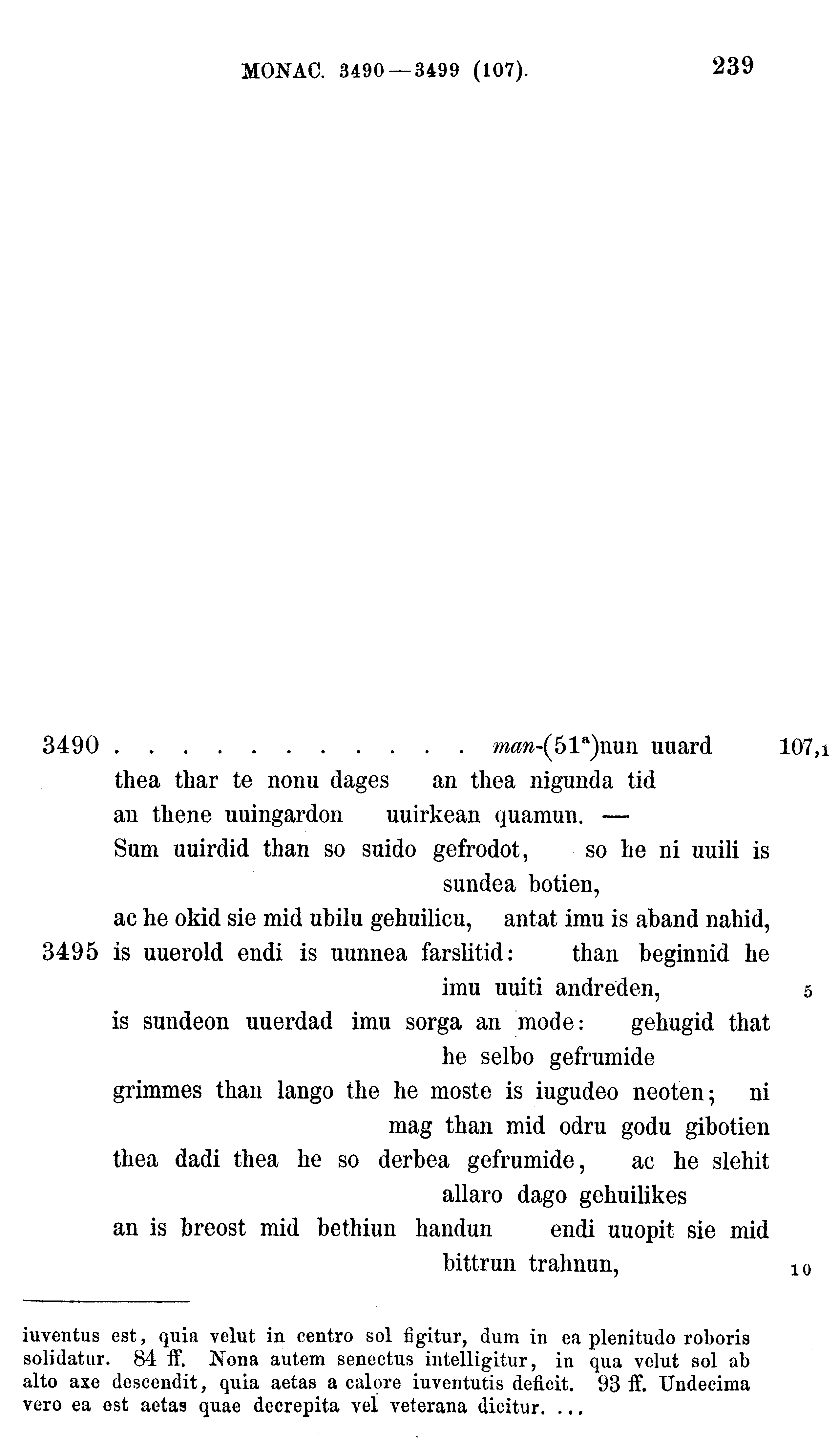 facsimile image (Sievers 1878, p. 239)