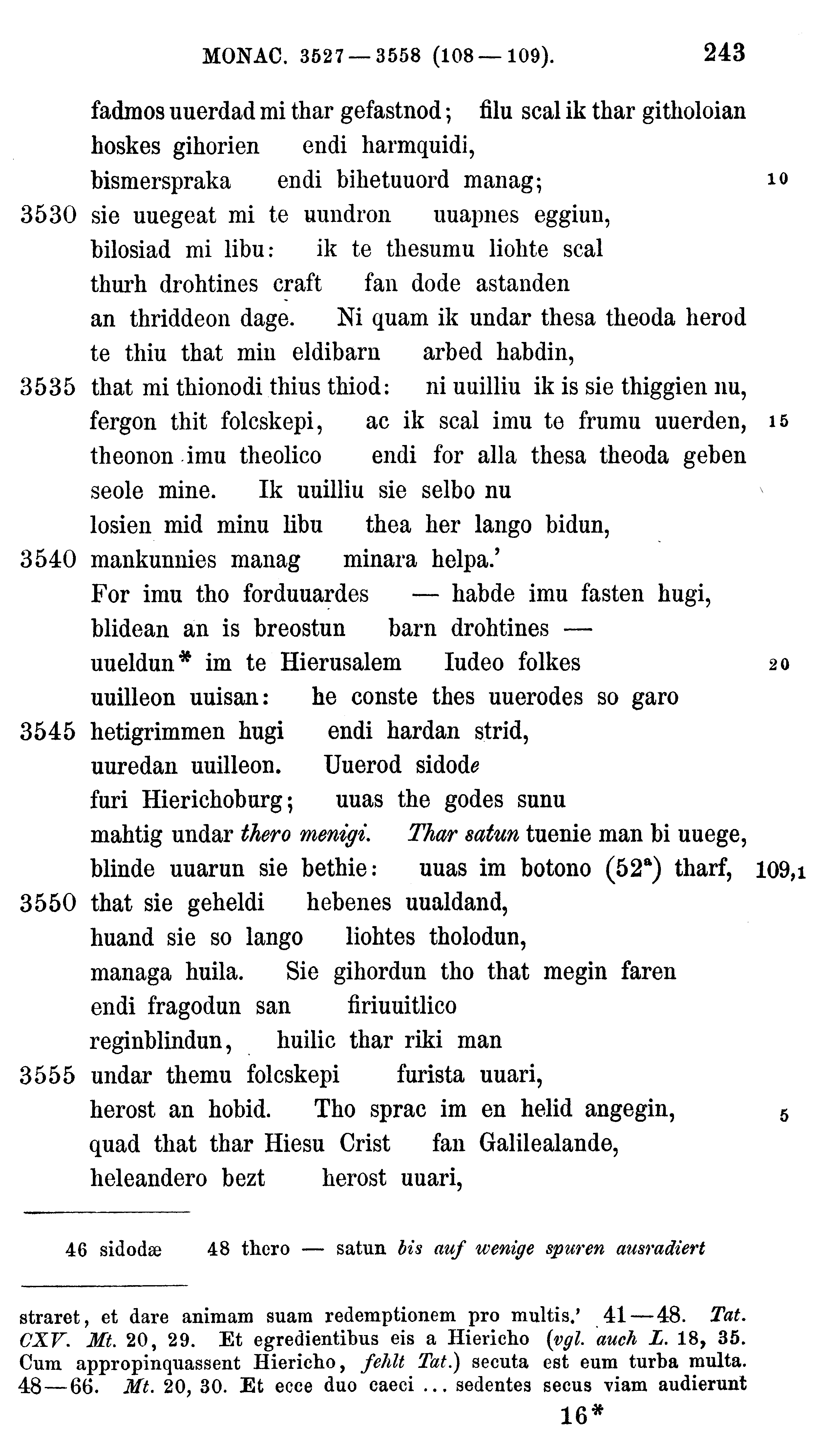 facsimile image (Sievers 1878, p. 243)