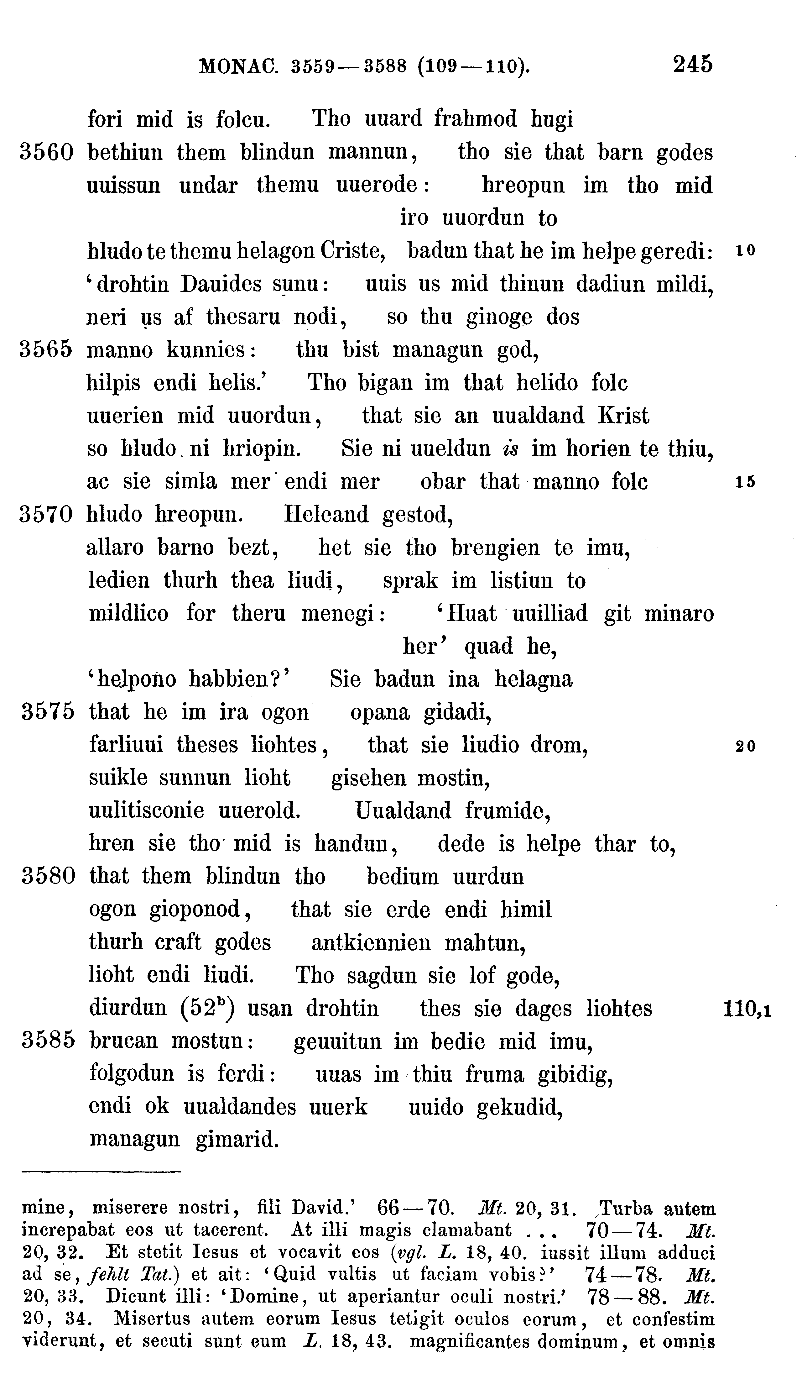 facsimile image (Sievers 1878, p. 245)